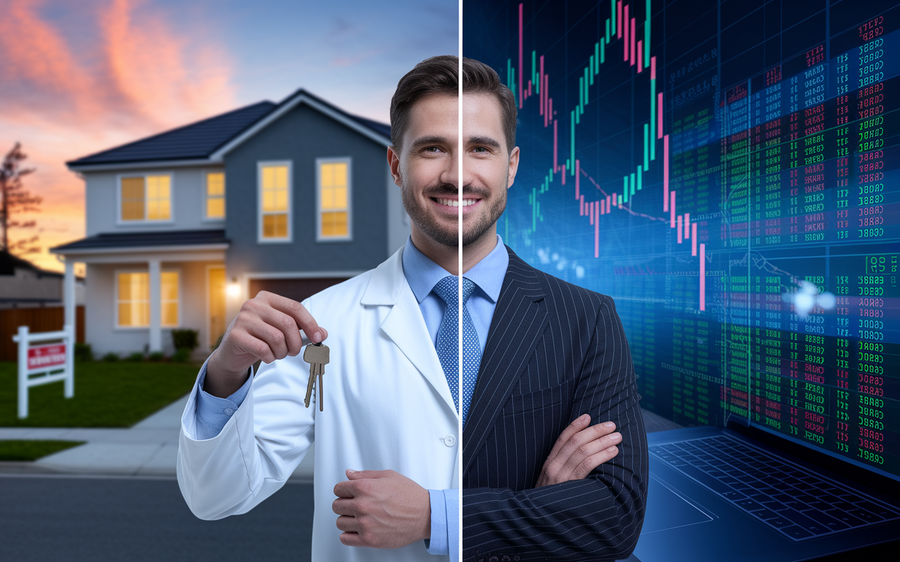 Real Estate vs. Stocks: What Physicians Need to Know Before Investing