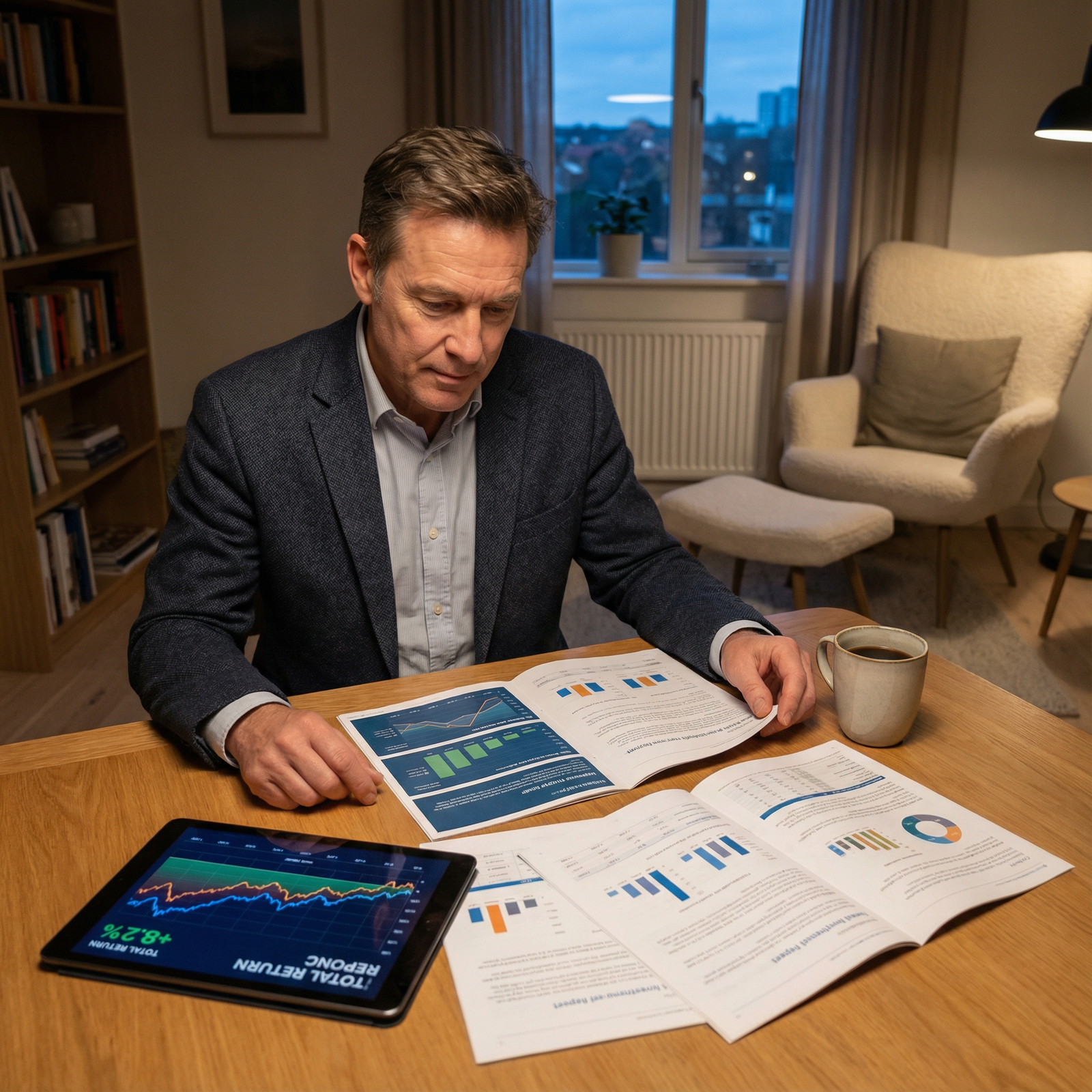 Physician reviewing annual investment portfolio report - Investment Strategies for Investment Strategies for Physicians: Buil