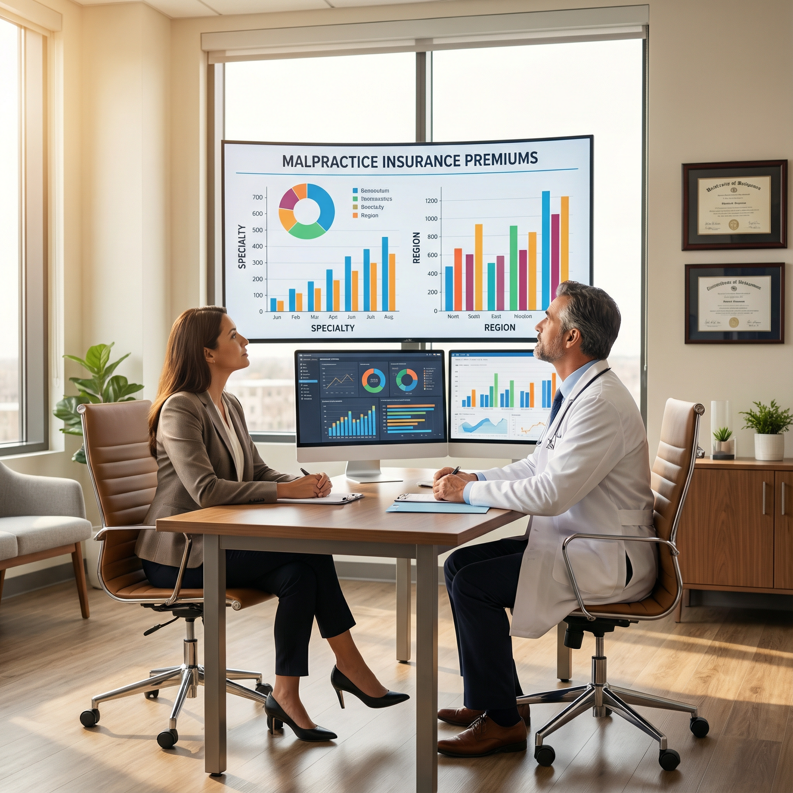 Comparison of malpractice insurance rates by specialty and region - Malpractice Insurance for Mastering Malpractice Insurance