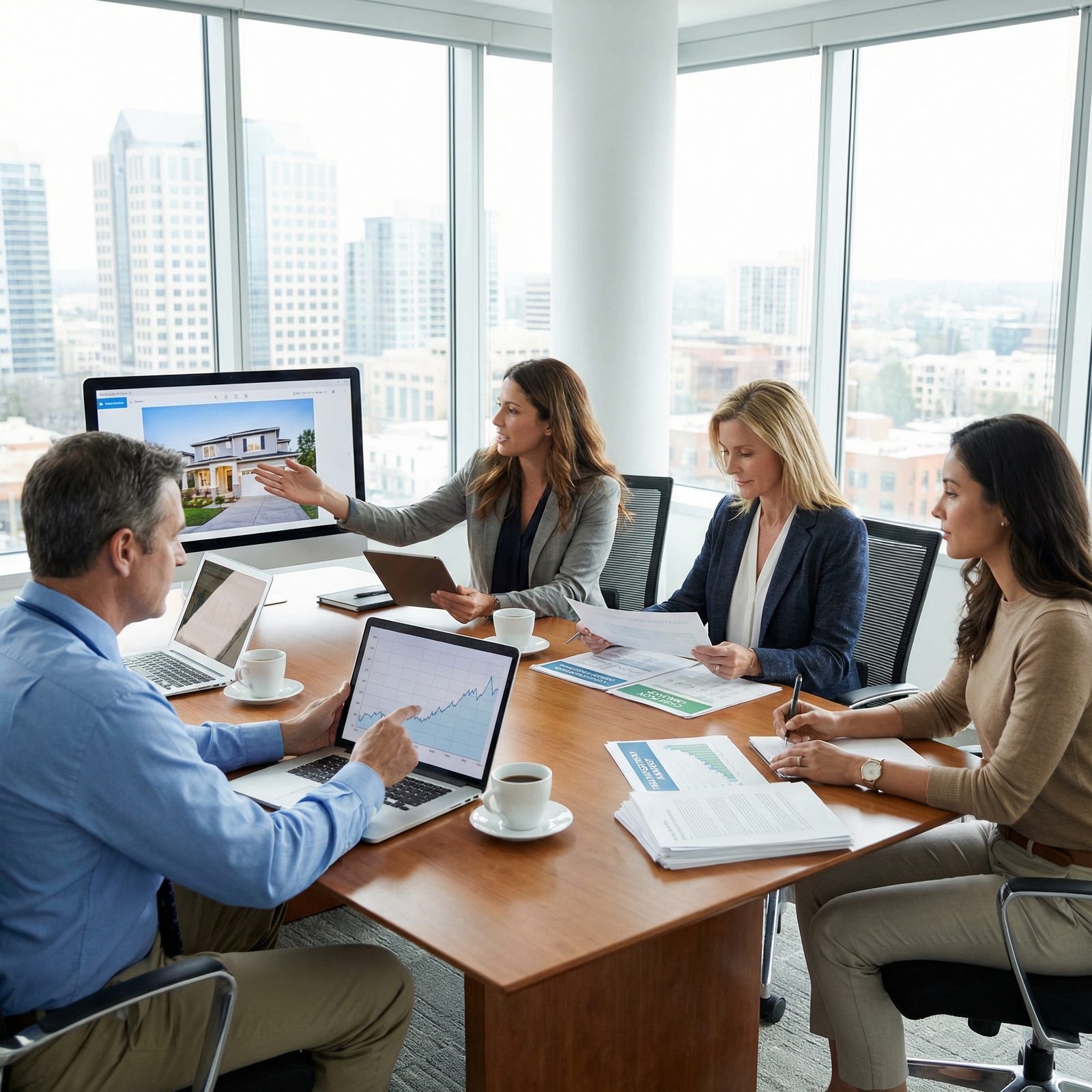 Physician meeting with a professional real estate and financial advisory team Physician meeting with a professional real estate and financial advisory team - Real Estate Investing for Top Real Estate Inv