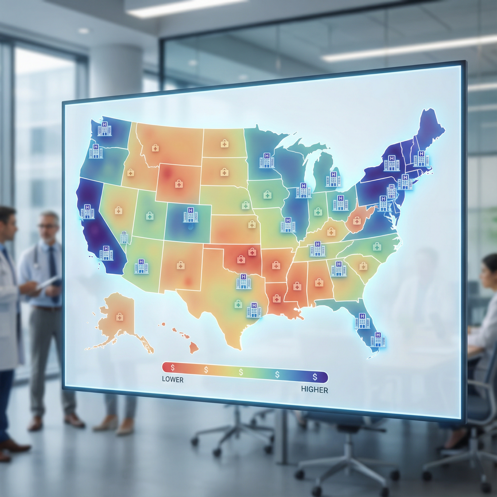 Map of physician salary differences by region Map of physician salary differences by region - Physician Salaries for Essential Insights Into Physician Salaries: Key Factor