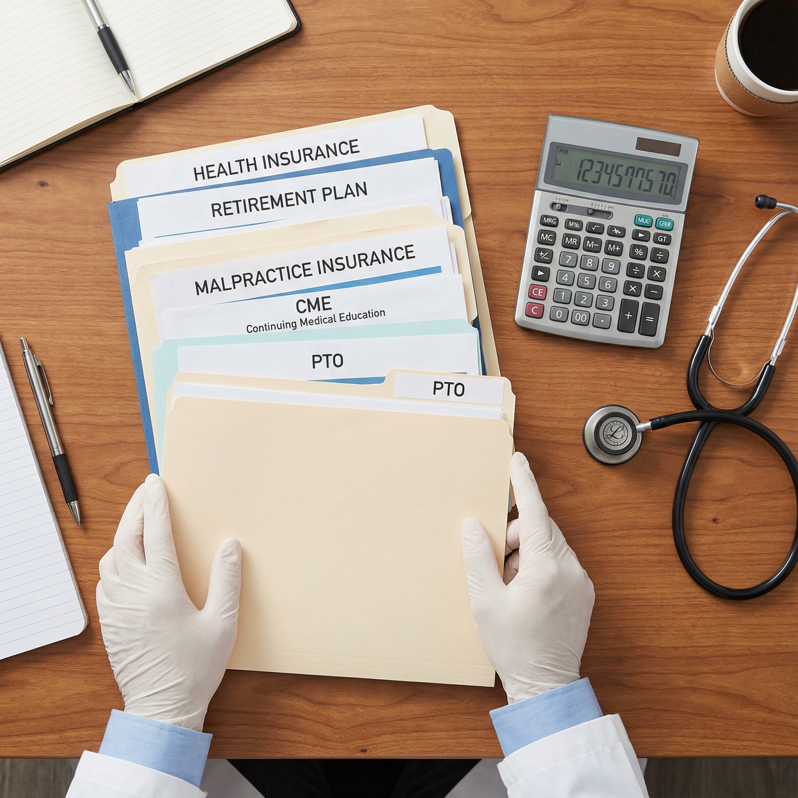 Breakdown of physician benefits and total compensation - physician compensation for Maximizing Physician Compensation: The Po