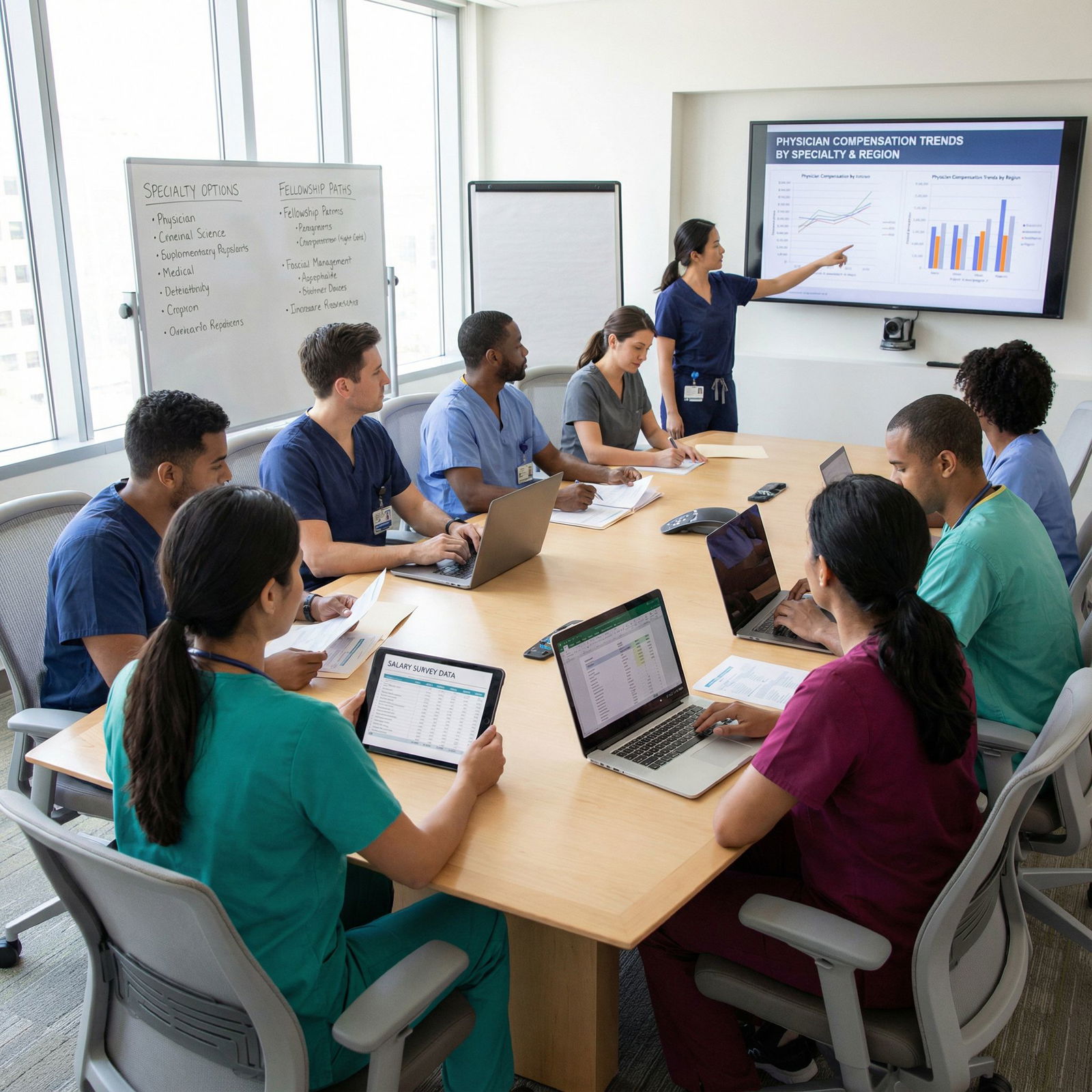 Medical residents considering specialty and career options - Physician Salaries for Discovering Physician Salaries: Key Insig