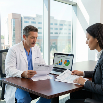 Married to a Non-Physician With Irregular Income: Coordinating Retirement