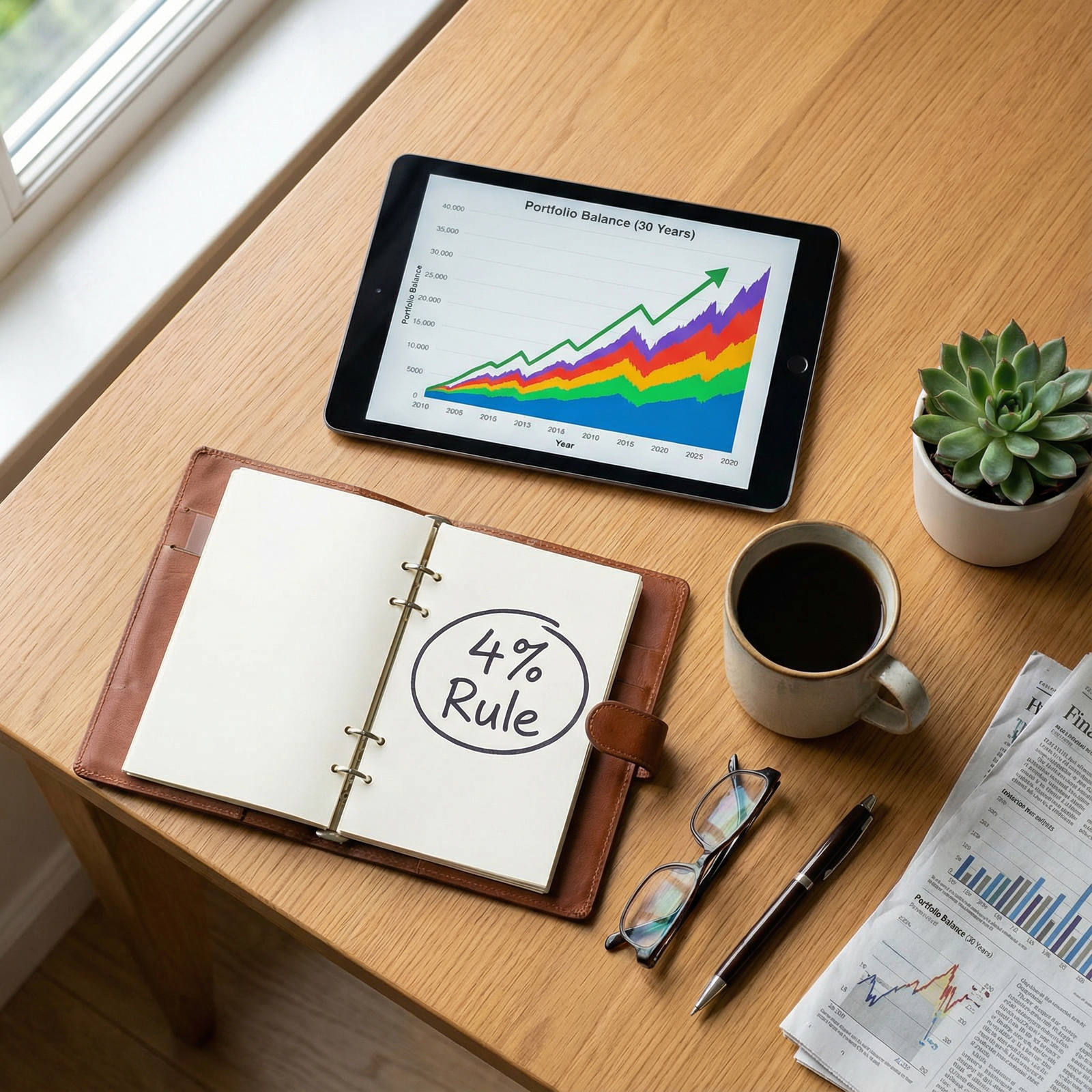 Illustration of the 4 percent rule and withdrawal strategy - Retirement Planning for Unlocking the 4% Rule: Optimize Your Ret