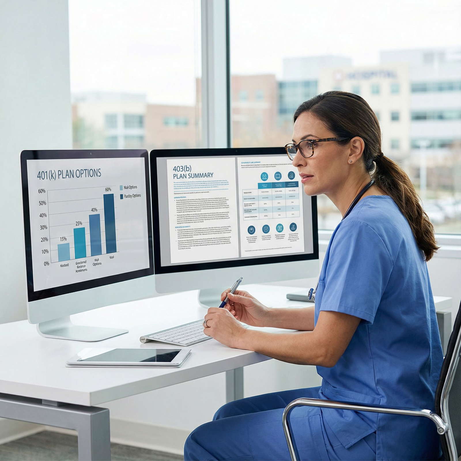 Using Mega Backdoor Roth Strategies in Hospital 403(b) Plans