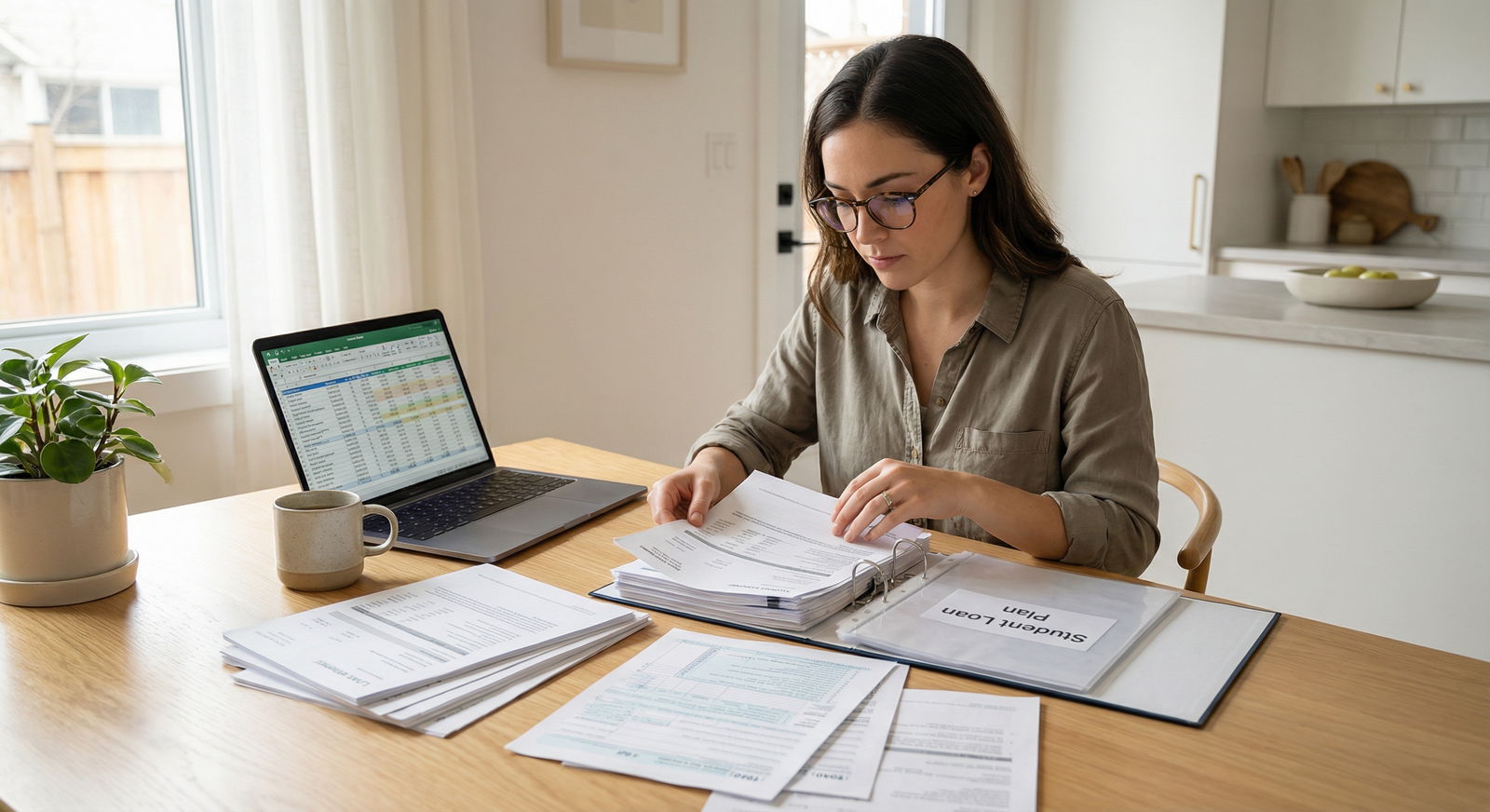 Doctor organizing student loan records and tax documents - Medical School Loans for Mastering Tax Strategies for Effective Me