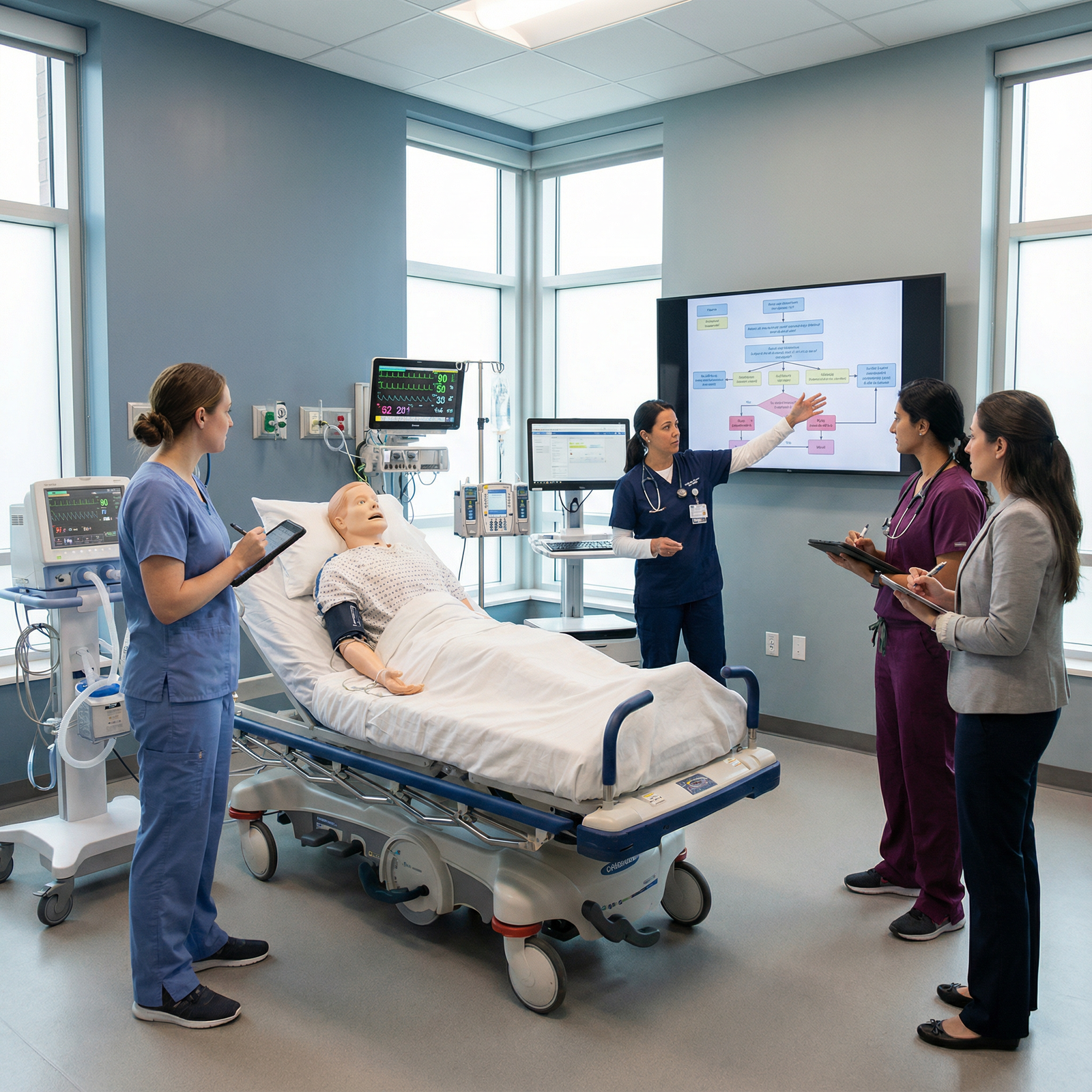 Medical simulation fellowship training session - Medical Education for Unlocking Your Future: Fellowship Opportunities in Med