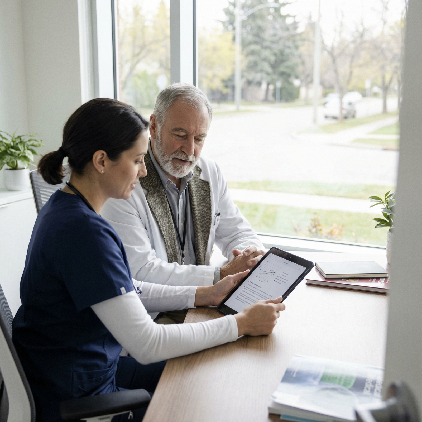 Resident discussing specialty choice with mentor - Medical Specialty for Choosing Your Medical Specialty: Balancing Work-Life