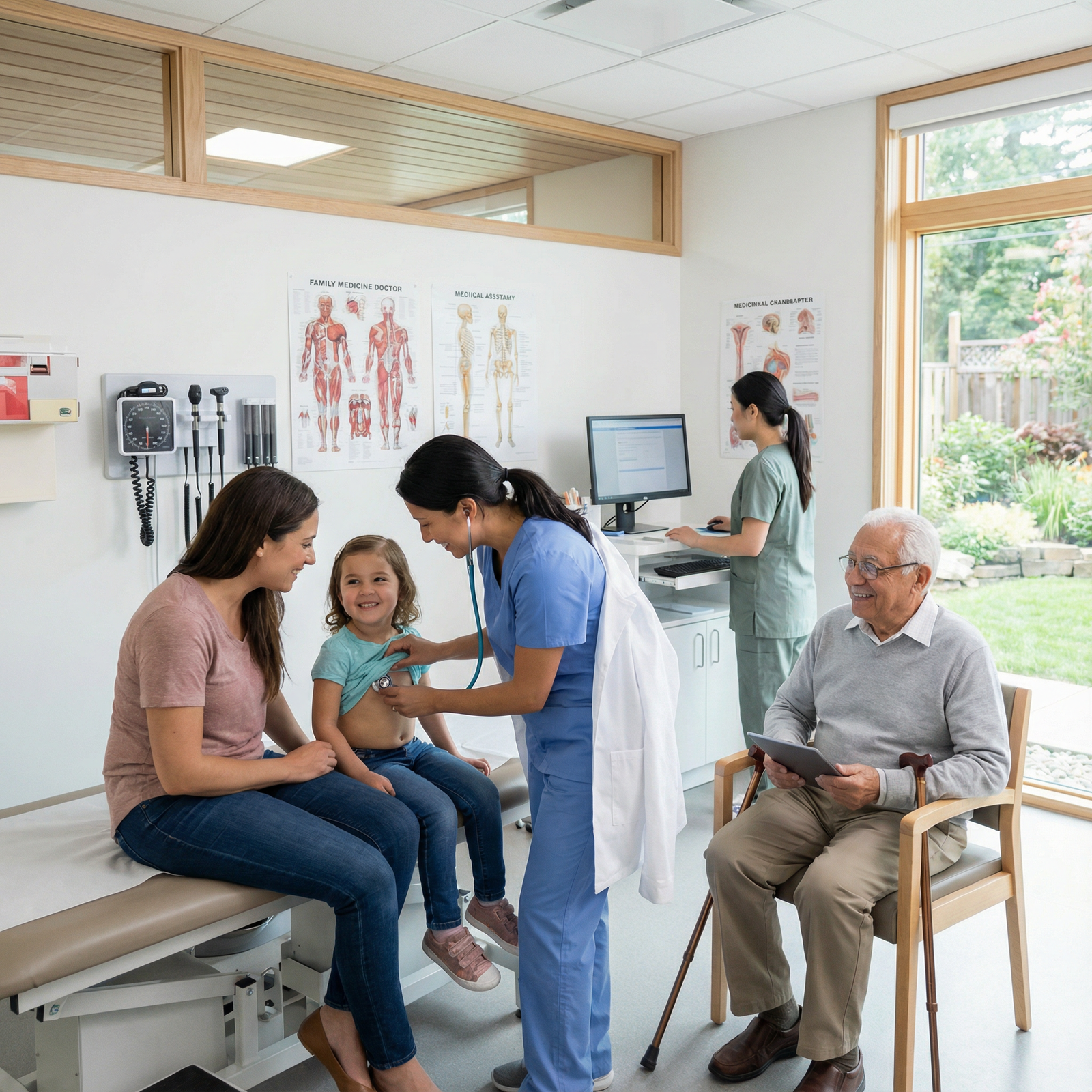 Family medicine physician caring for patients of all ages - Medical Specialties for Unlocking Healthcare Careers: Top Medical