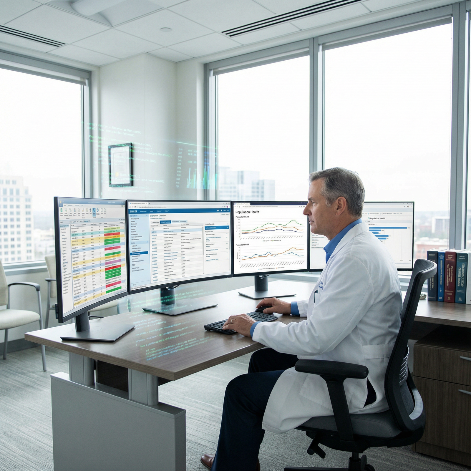 Physician working in health informatics and data analysis - Medical Specialties for Discovering Hidden Medical Specialties: G