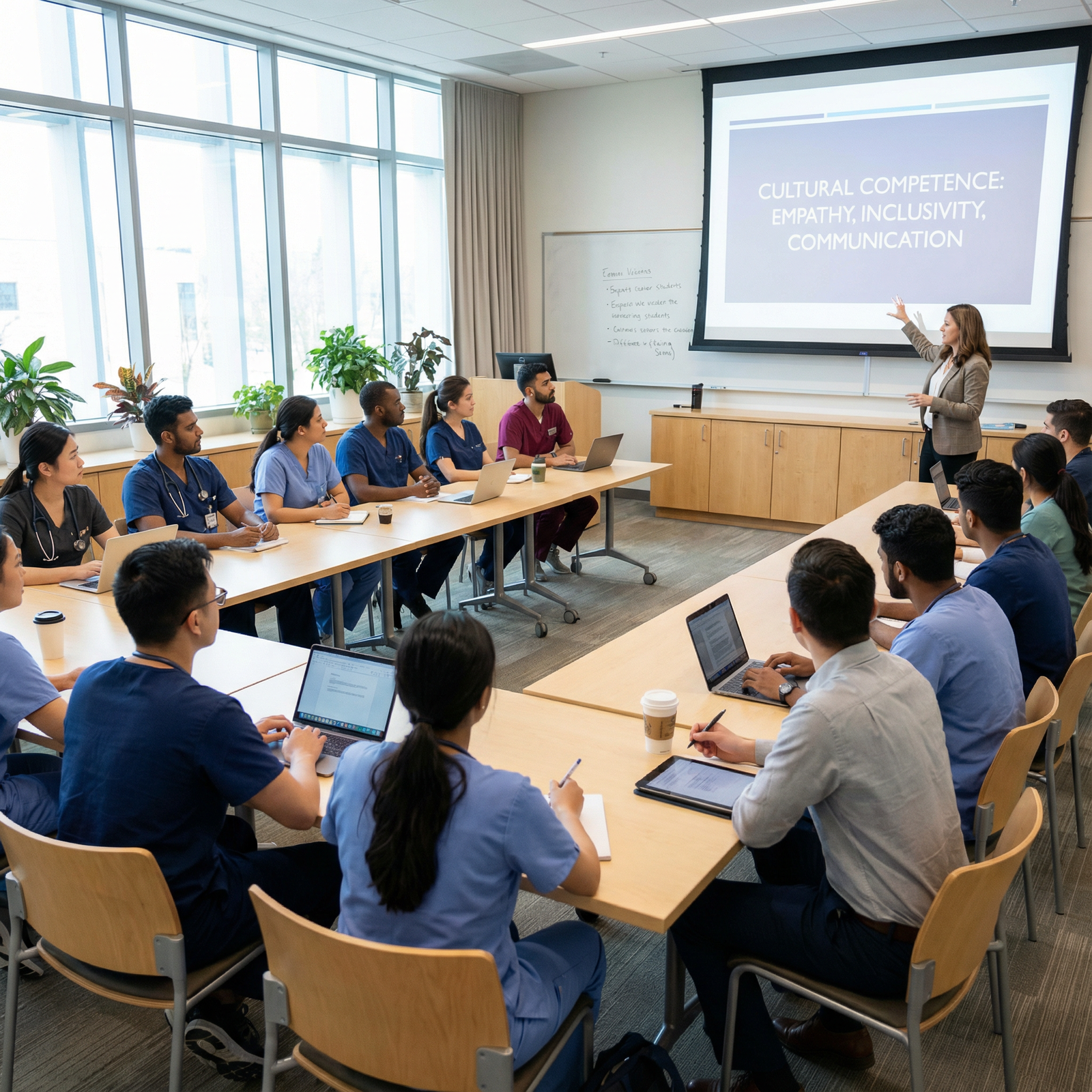 Medical students in a cultural competence workshop - Diversity in Education for Mastering Diversity: Key Strategies for Thriv