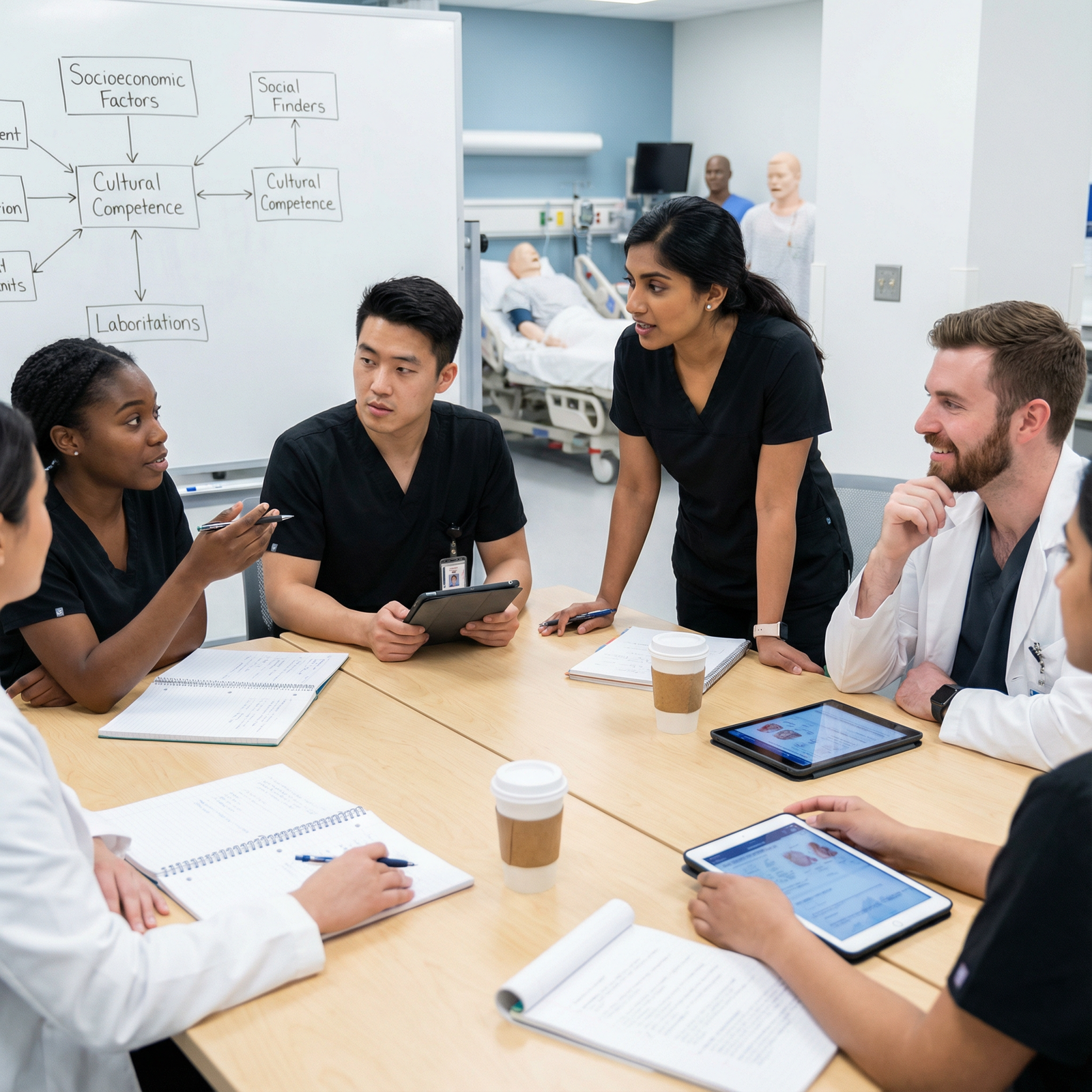 Medical students discussing inclusive care strategies - Diversity in Education for Mastering Diversity: Key Strategies for Th