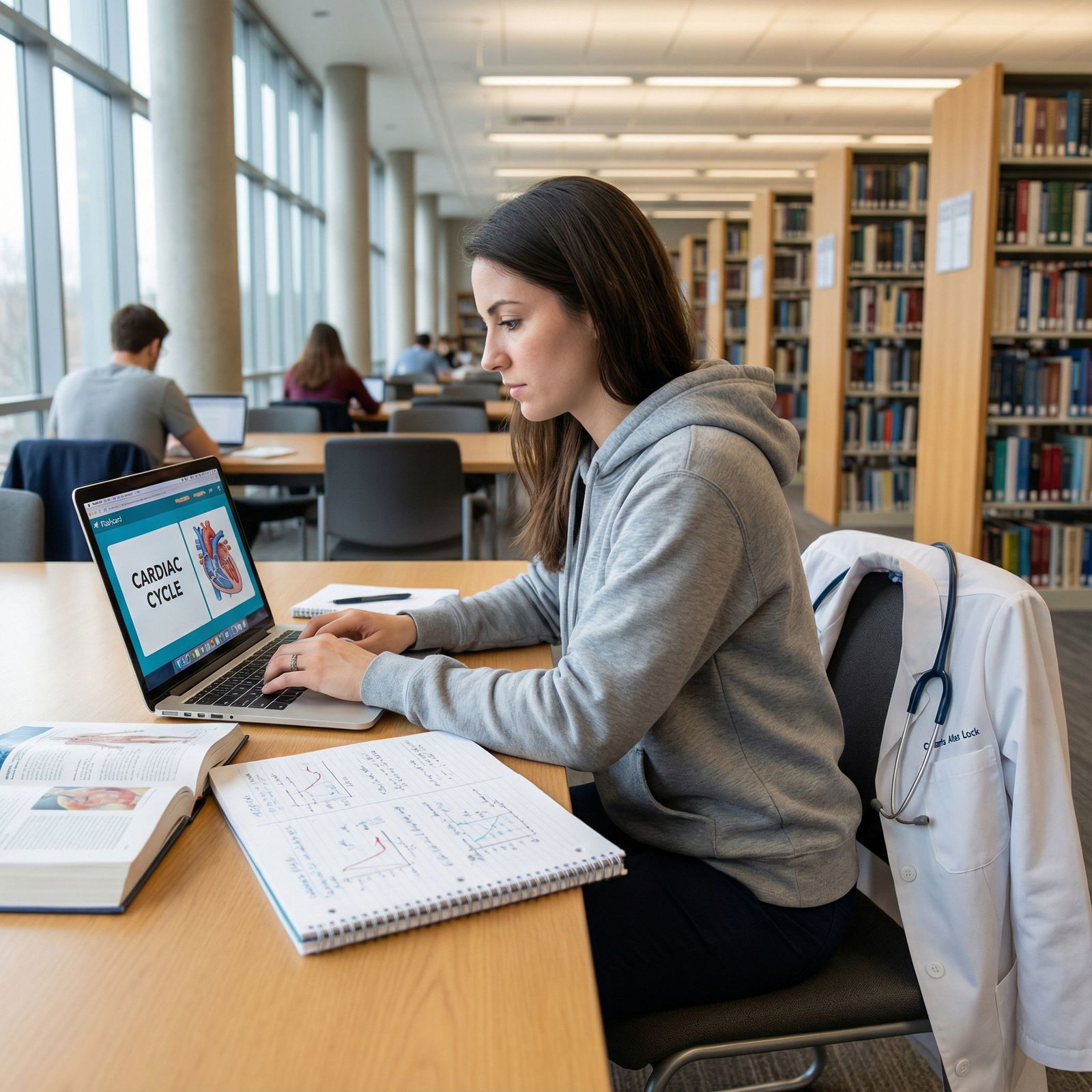 Medical student studying with active learning techniques - Study Techniques for Mastering Study Techniques for Medical Studen