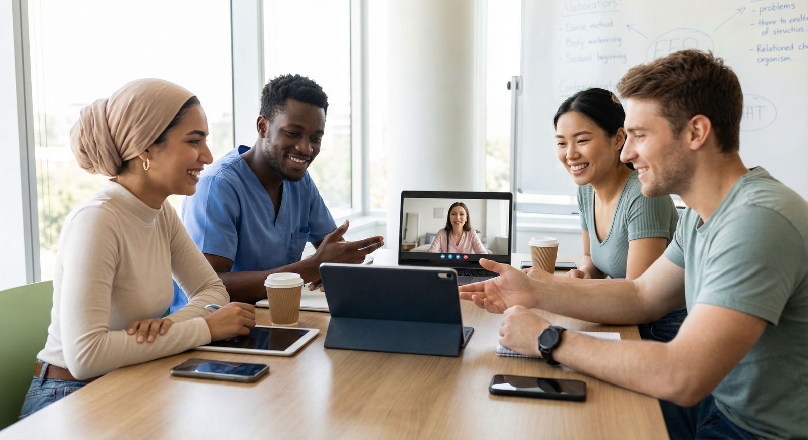 Medical students using technology and peer support - medical education for Boosting Resilience: The Essential Role of Social