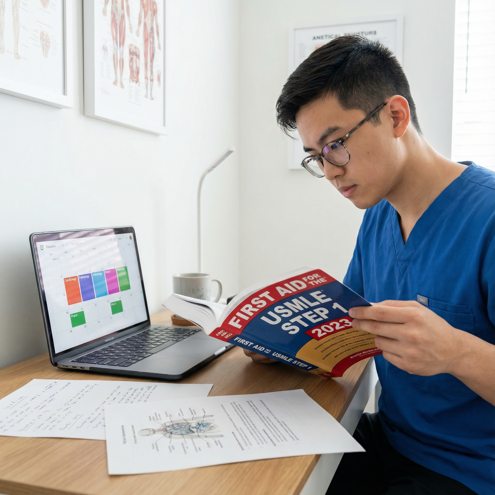 Daily Time-Blocked Schedule Templates for Step 1 Dedicated Period