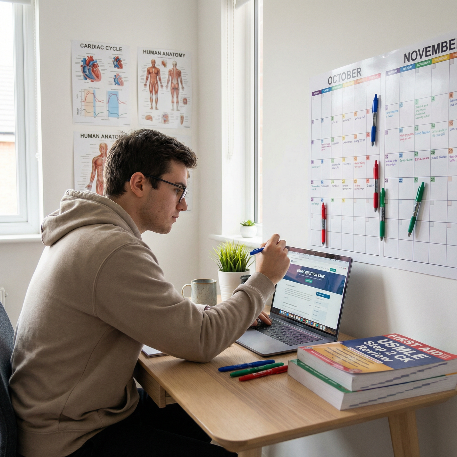 Medical student planning Step 2 CK study schedule - USMLE for Ace Your USMLE Step 2 CK: Key Strategies for Medical Students
