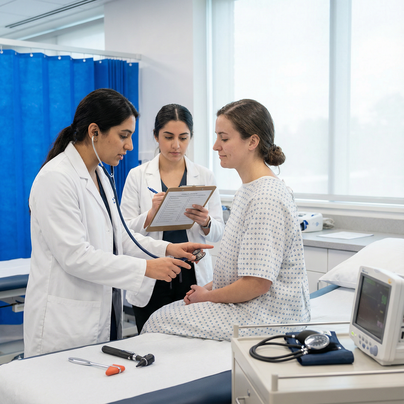 Small group OSCE practice session for clinical skills - USMLE Step 2 for Mastering USMLE Step 2: Top Strategies for Clinical