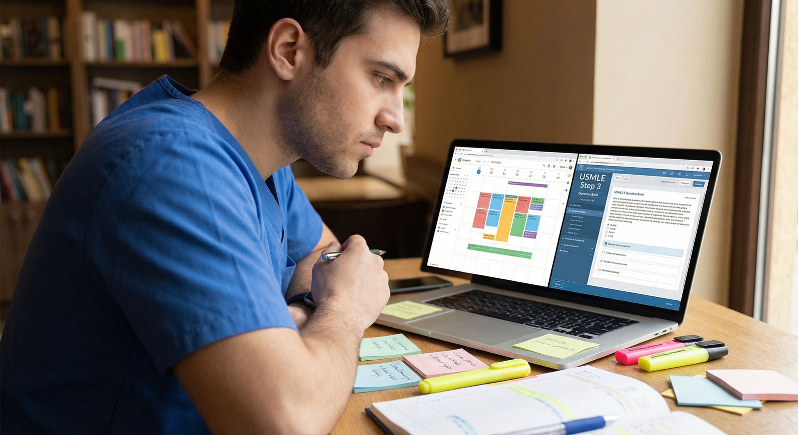 Resident planning a weekly USMLE Step 3 study schedule - USMLE Step 3 for Time Management Techniques for USMLE Step 3: Maximi