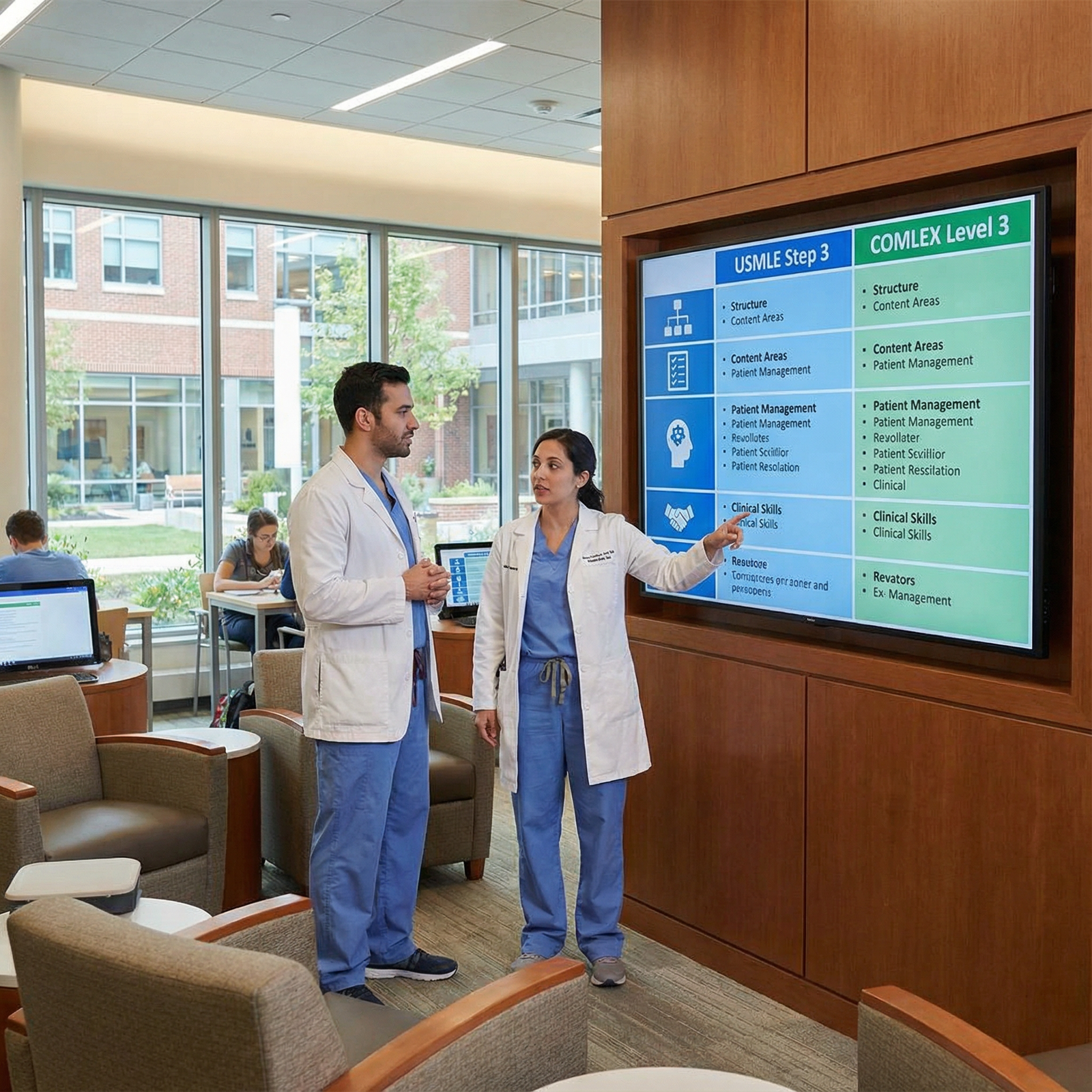 Comparison chart of USMLE Step 3 and COMLEX Level 3 exam structure - USMLE for USMLE Step 3 vs COMLEX Level 3: Key Insights f