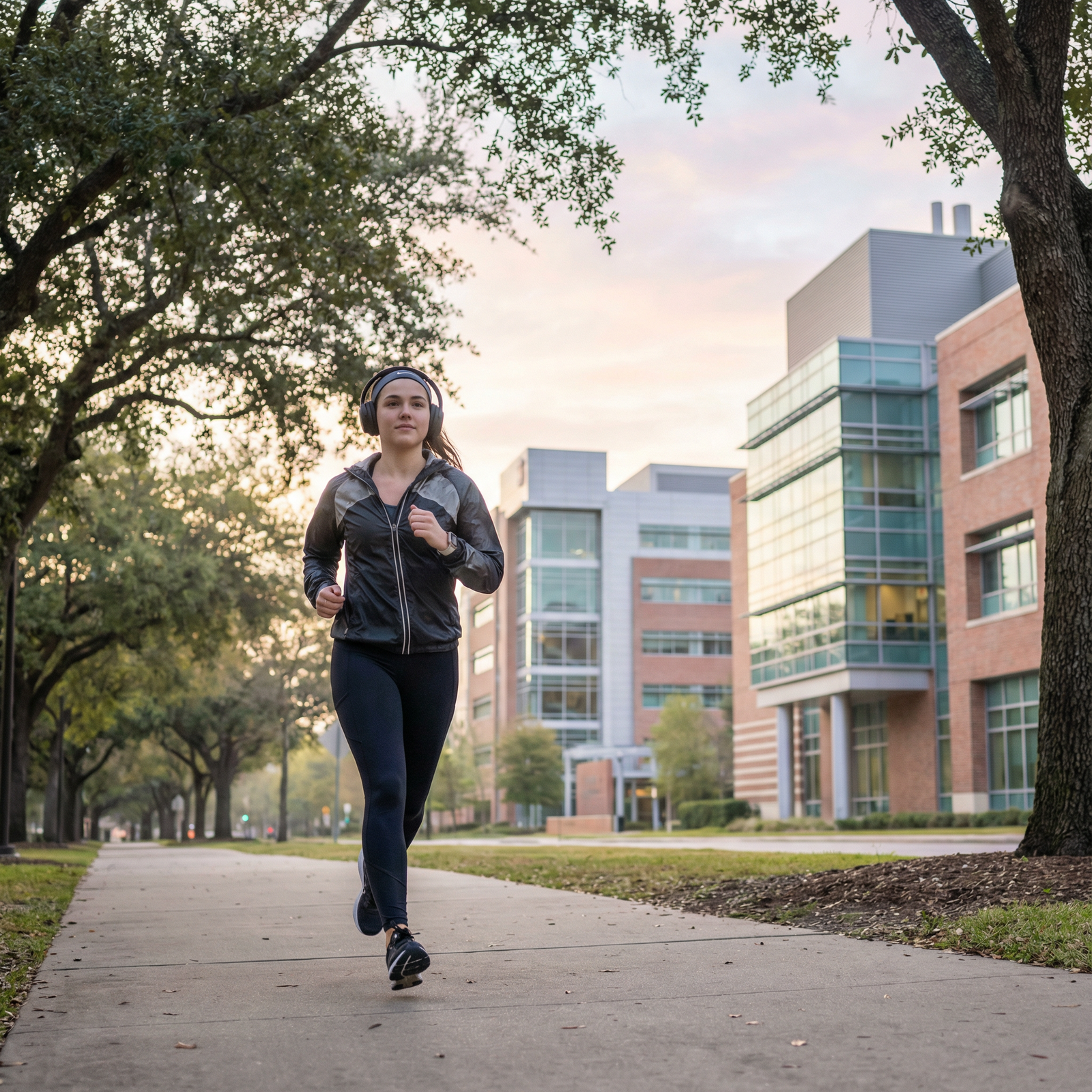Medical student practicing work-life balance through exercise - Medical School for Maximizing Success: The Crucial Role of Le