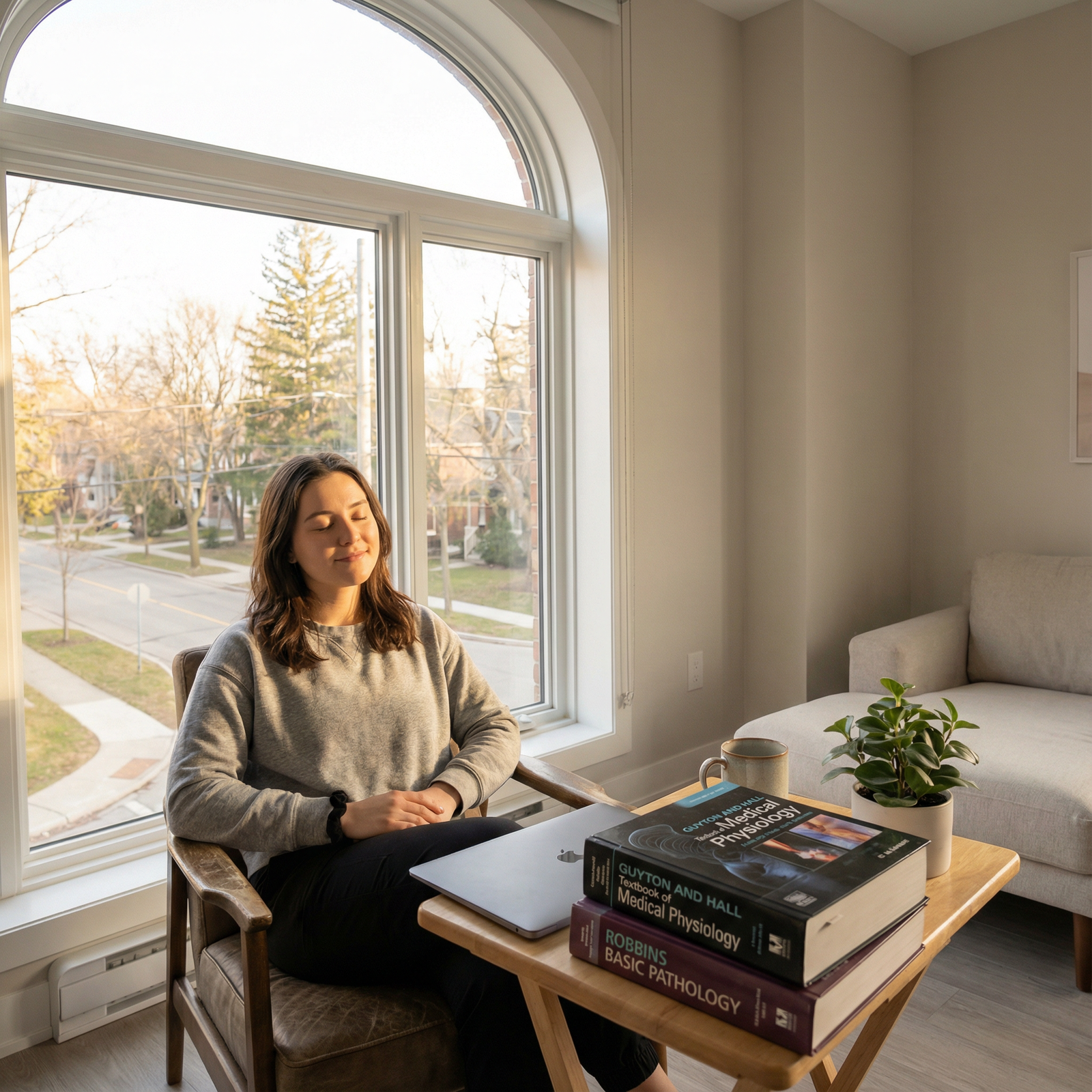 Medical student taking a mindful study break - Medical School for Maximizing Success: The Crucial Role of Leisure in Medical