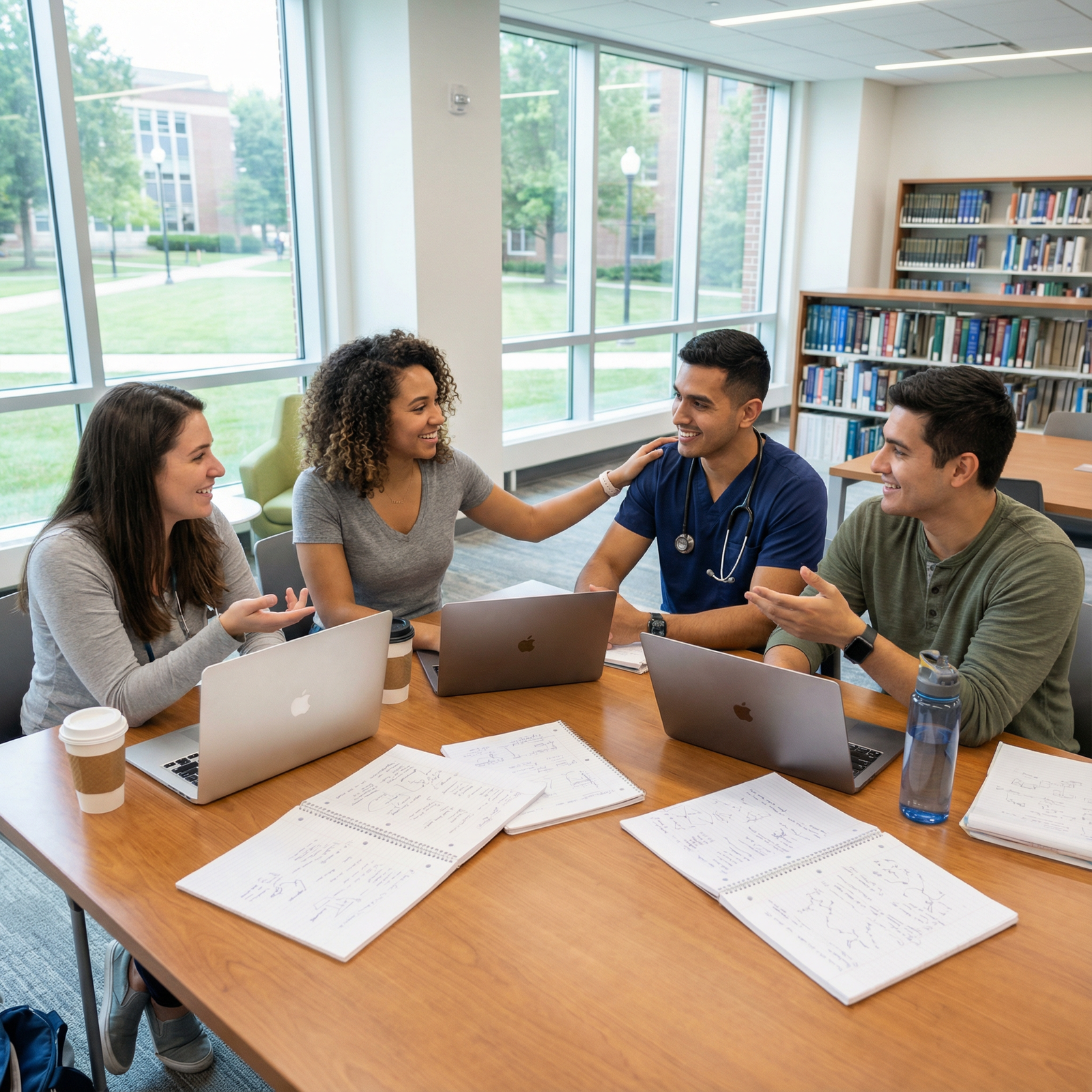 Medical students discussing exam strategies and mental health - Test Anxiety for Mastering Test Anxiety: Strategies for Acade