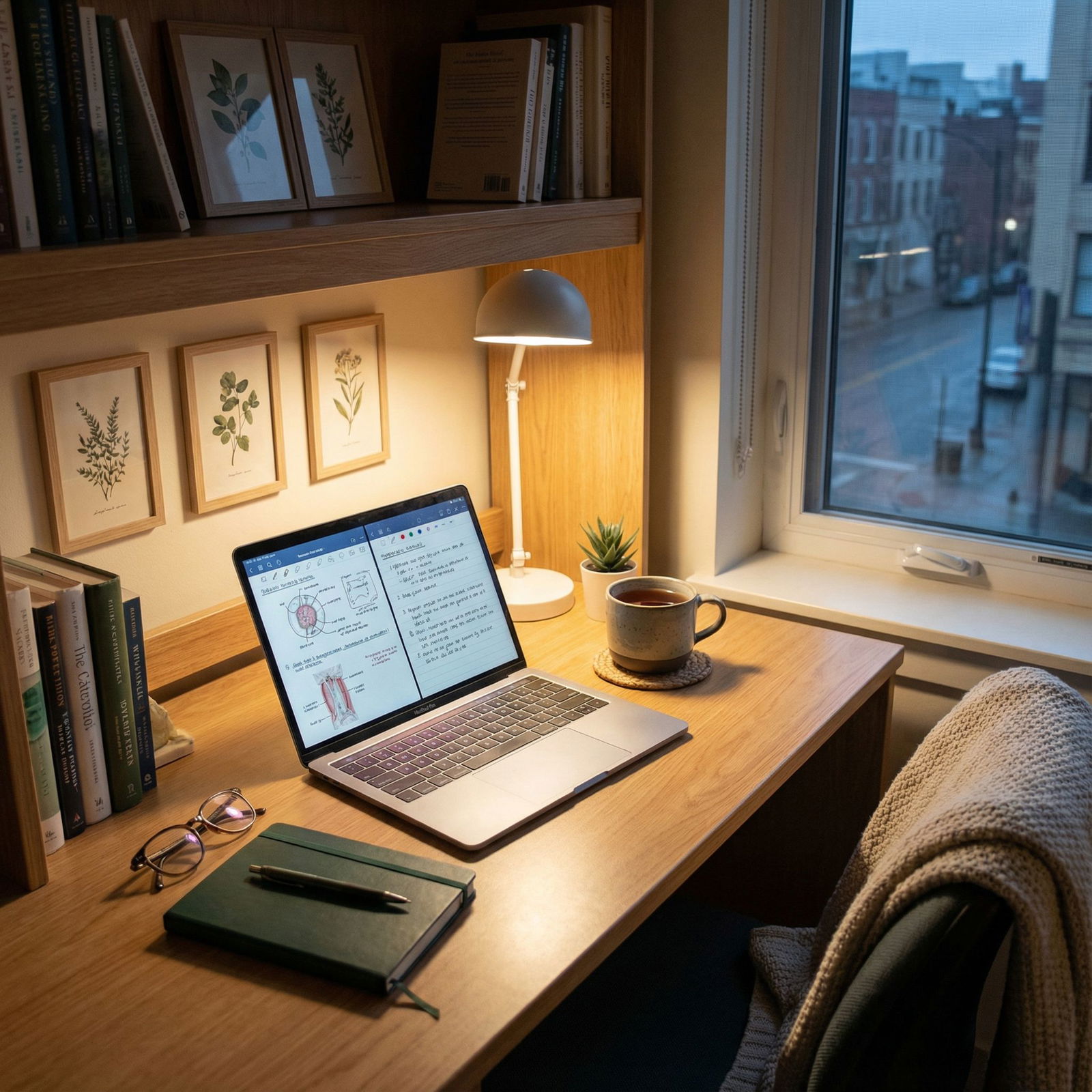 Calm study environment supporting mental health and stress management - Test Anxiety for Top Self-Care Strategies to Overcome