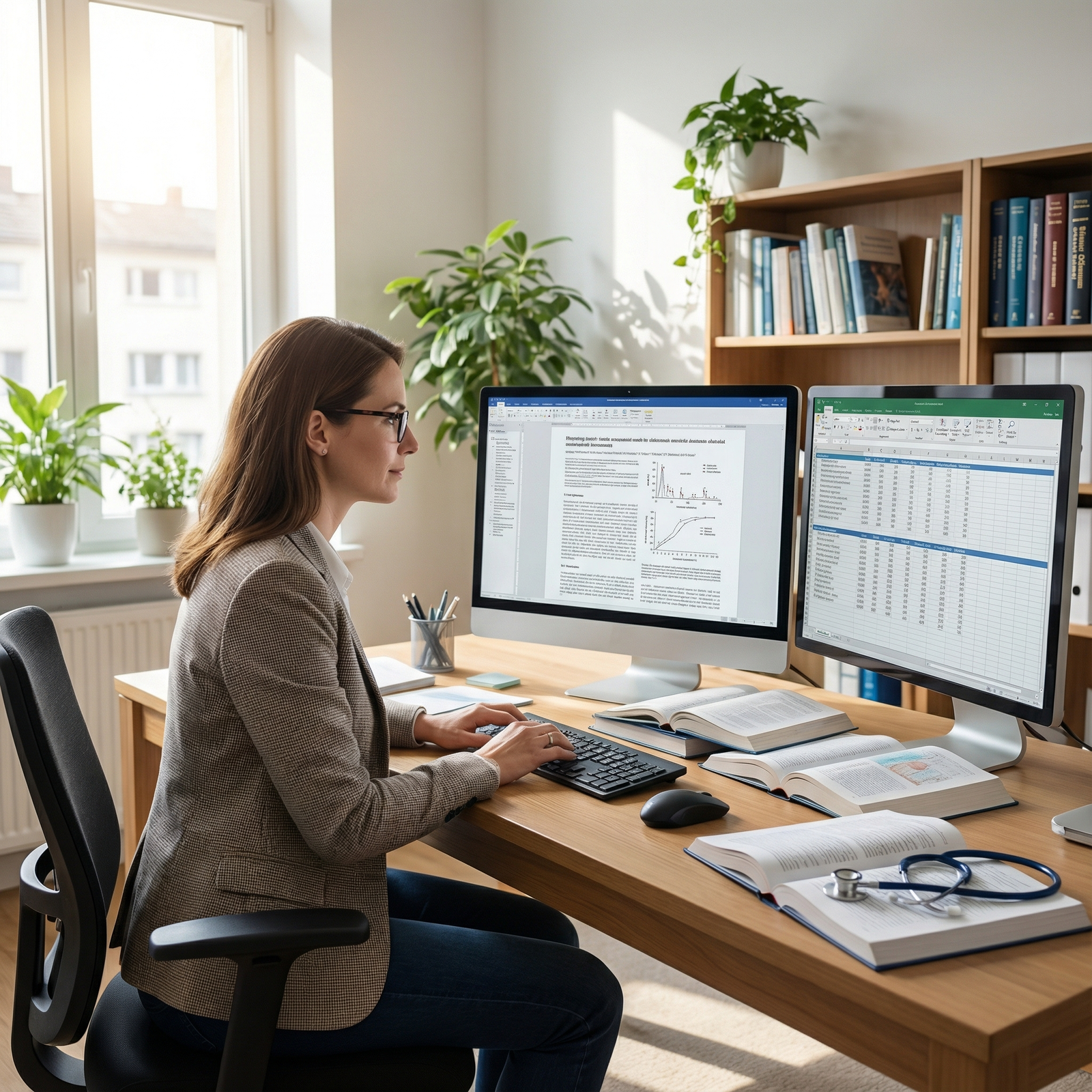 Medical writer working on scientific documents - Medical Writing for Discover Medical Writing: A Thriving Career in Healthcar