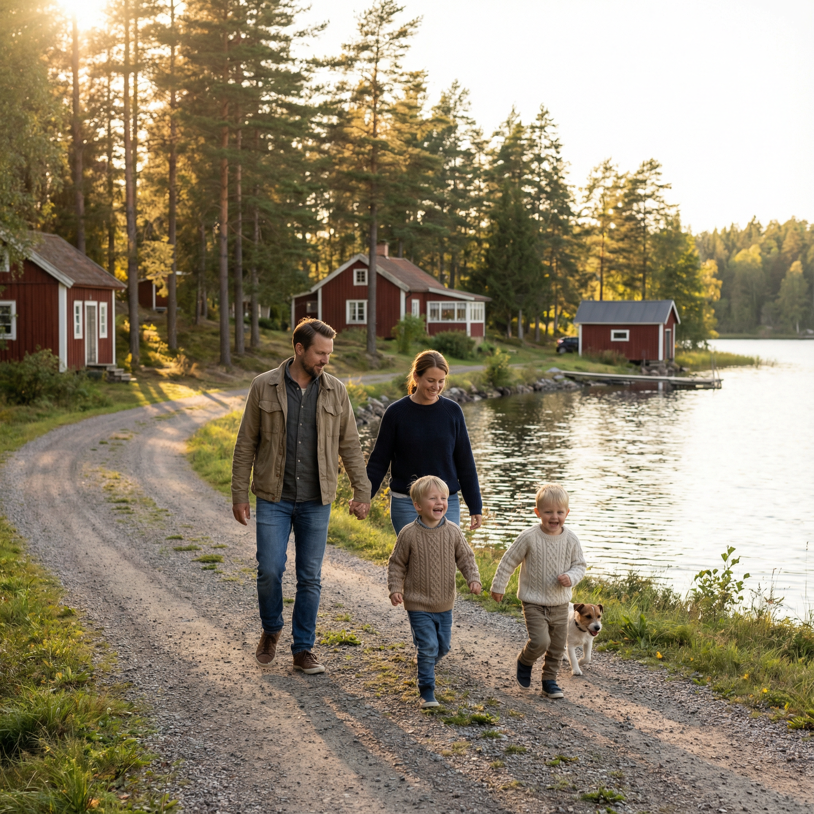 Doctor and family enjoying Swedish outdoor lifestyle Doctor and family enjoying Swedish outdoor lifestyle - Healthcare for Discover Why Sweden is the Ideal Country for Medical Ca