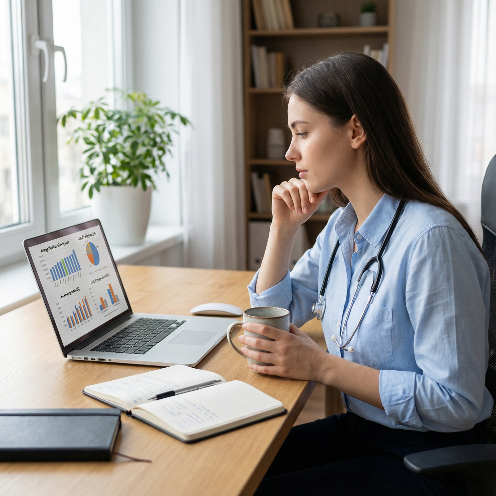 Physician comparing lifestyle and salary across states - medical career for Discover the Top 10 States for Physicians: Enhanc