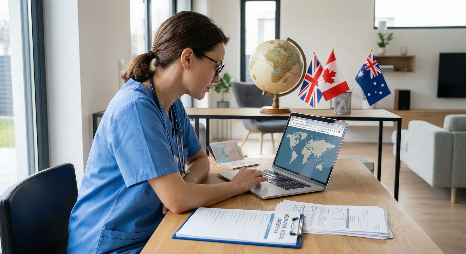 Physician planning a move to work abroad - International Medicine for Top Countries for Doctors to Work Abroad: Unlock Your M