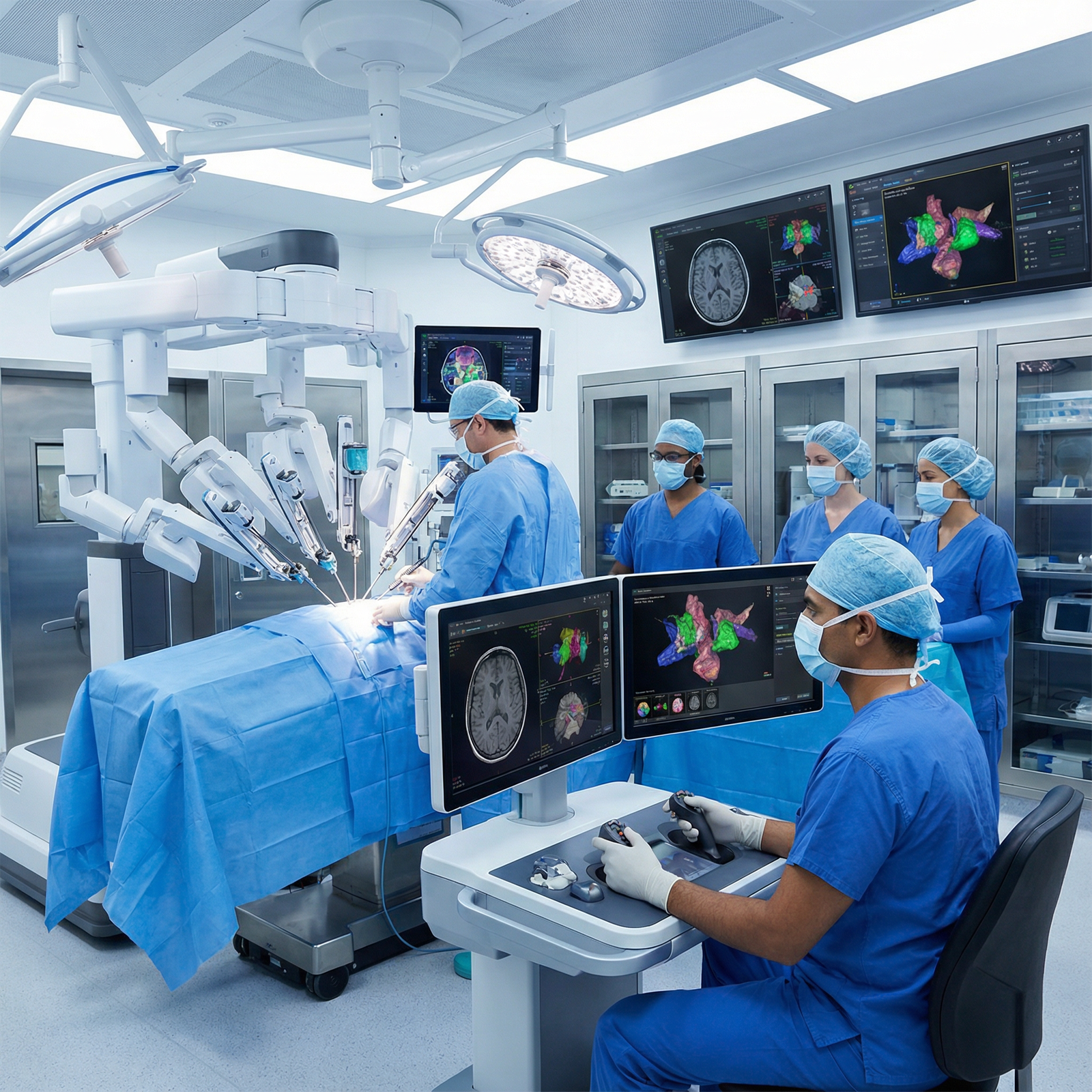 Robotic Surgery and AI Diagnostics in a Modern Operating Room Robotic Surgery and AI Diagnostics in a Modern Operating Room - Healthcare Technology for Revolutionizing Healthcare: The Rol