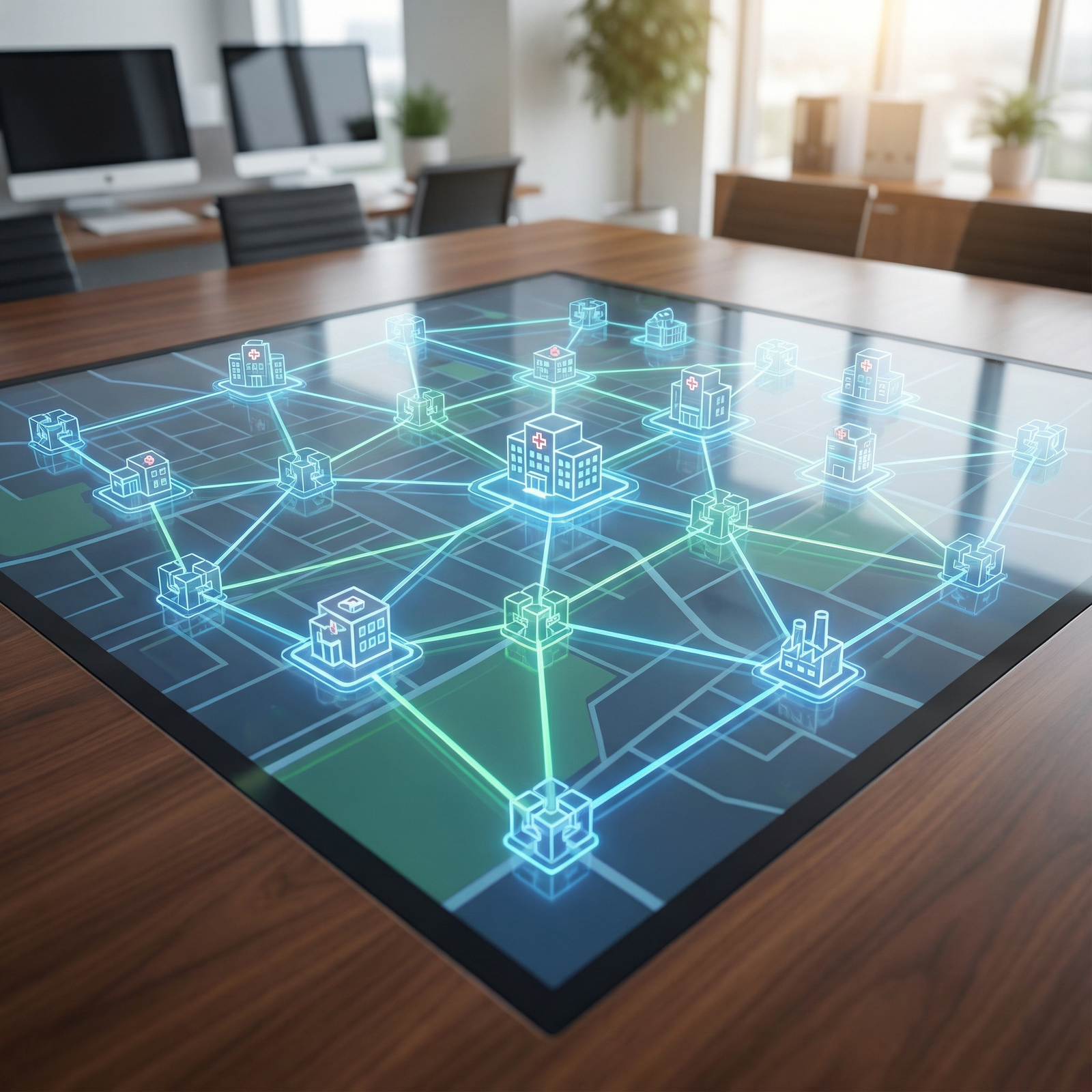 Visualization of blockchain-enabled interoperability between hospitals - Blockchain for Harnessing Blockchain in Healthcare: