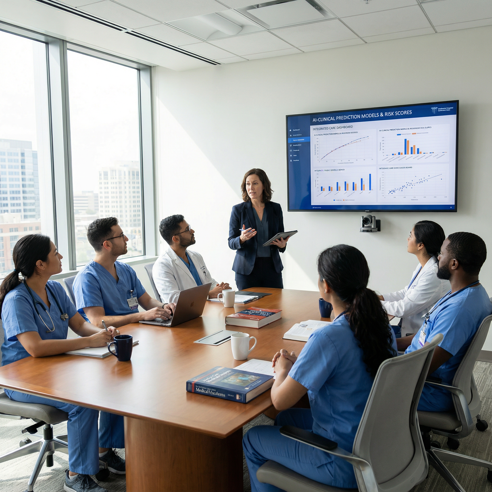Medical residents learning about AI in healthcare Medical residents learning about AI in healthcare - Artificial Intelligence for How AI is Transforming Patient Care: Insights