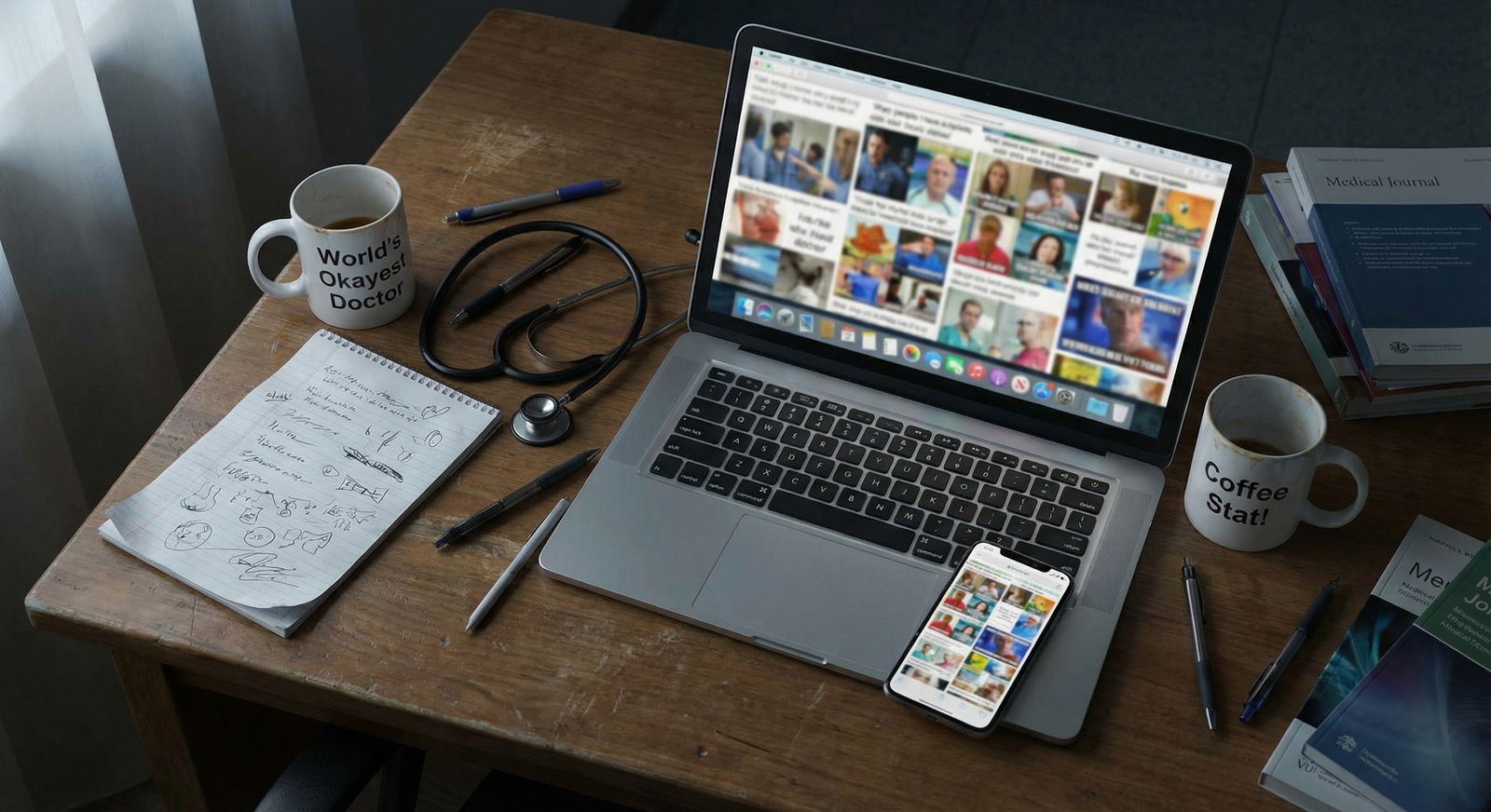 Collage of medical meme screenshots illustrating stress, humor, and systemic issues - medical memes for Unlocking Healthcare