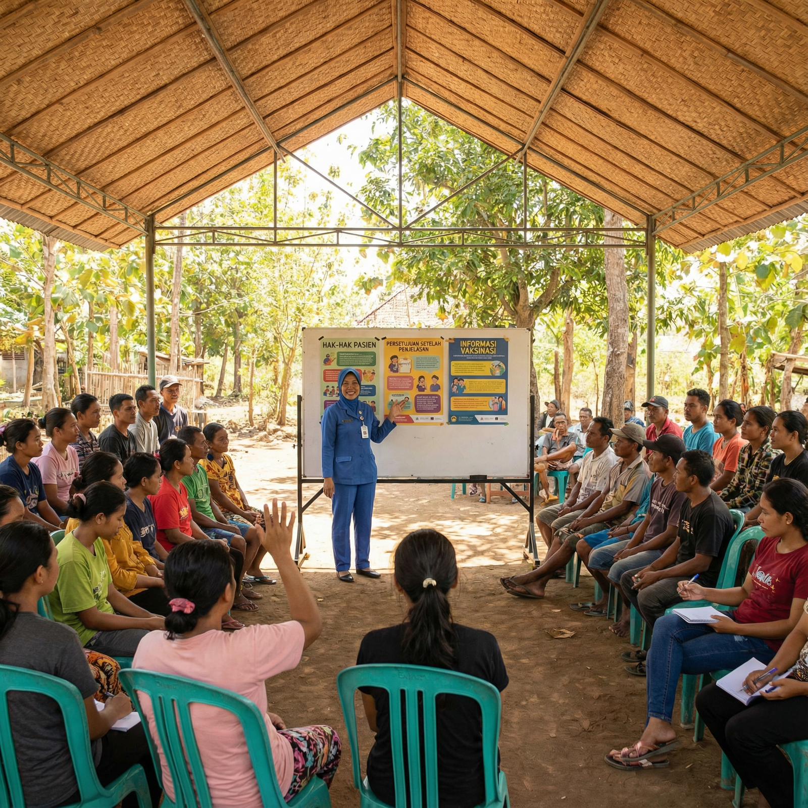 Community health education session focusing on informed consent and rights Community health education session focusing on informed consent and rights - Global Health Ethics for Navigating Global Healt