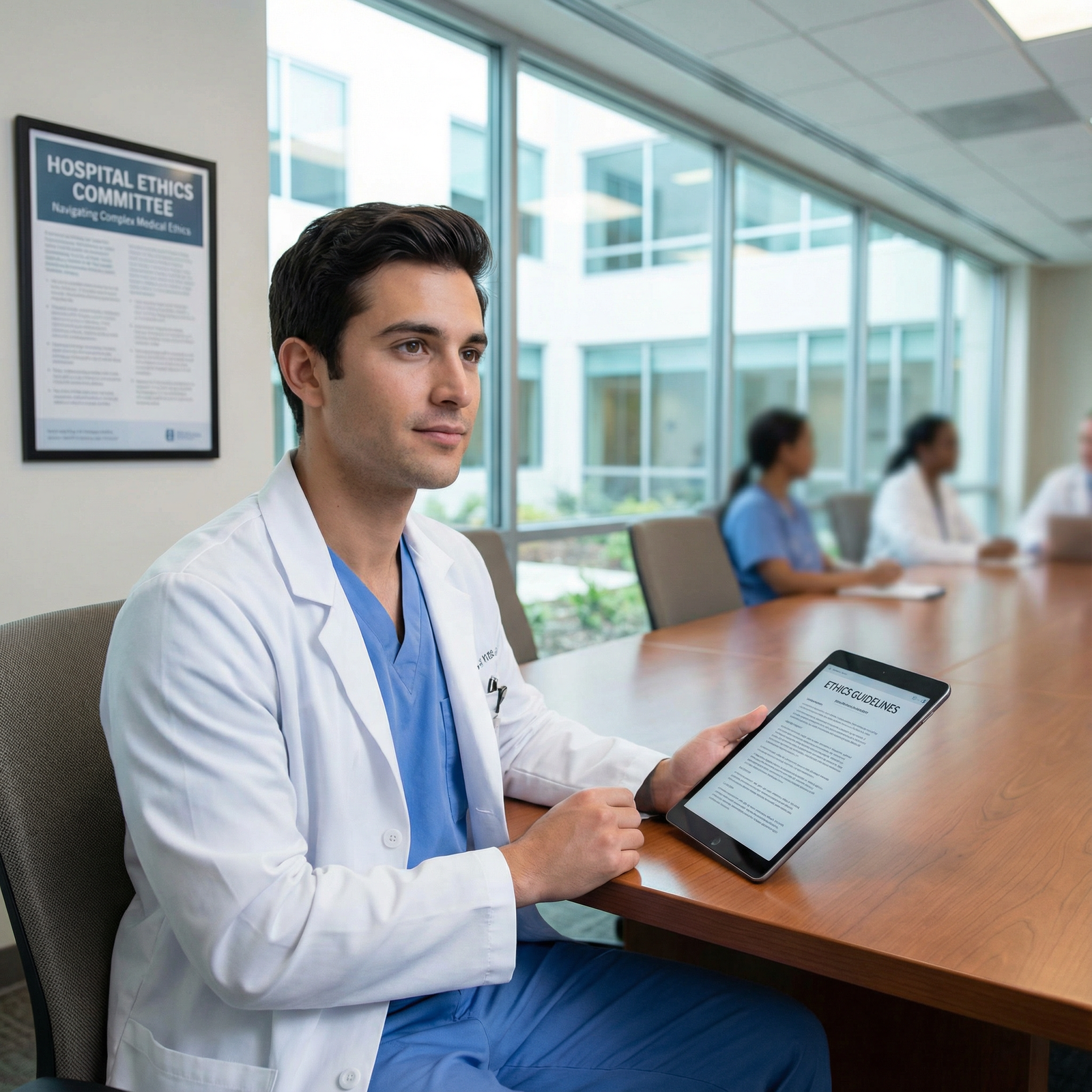 Physician consulting hospital ethics guidelines before family meeting Physician consulting hospital ethics guidelines before family meeting - Medical Ethics for Navigating Complex Medical Ethics:
