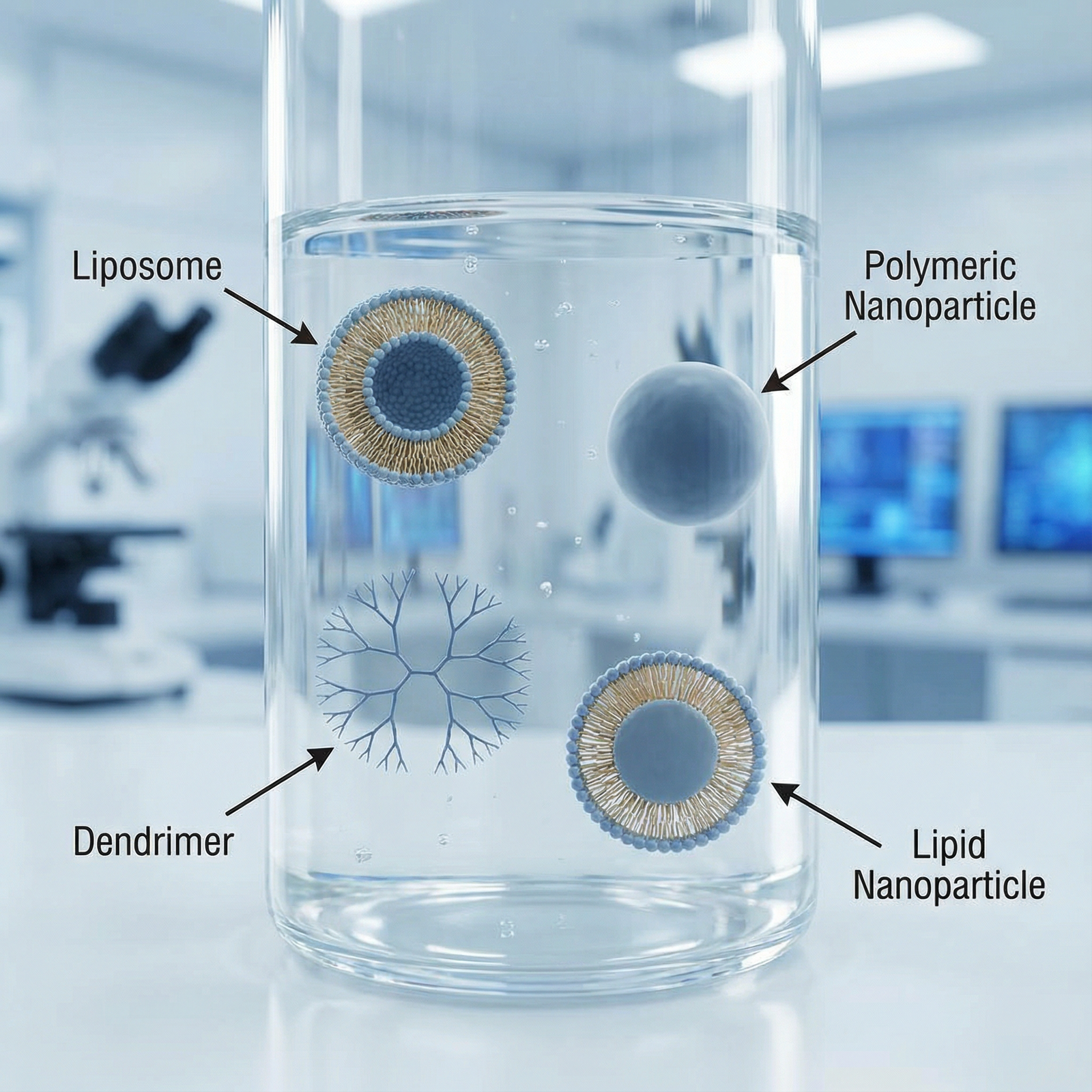 Types of nanoparticles used in drug delivery - Nanotechnology for Revolutionizing Drug Delivery: The Role of Nanotechnology i