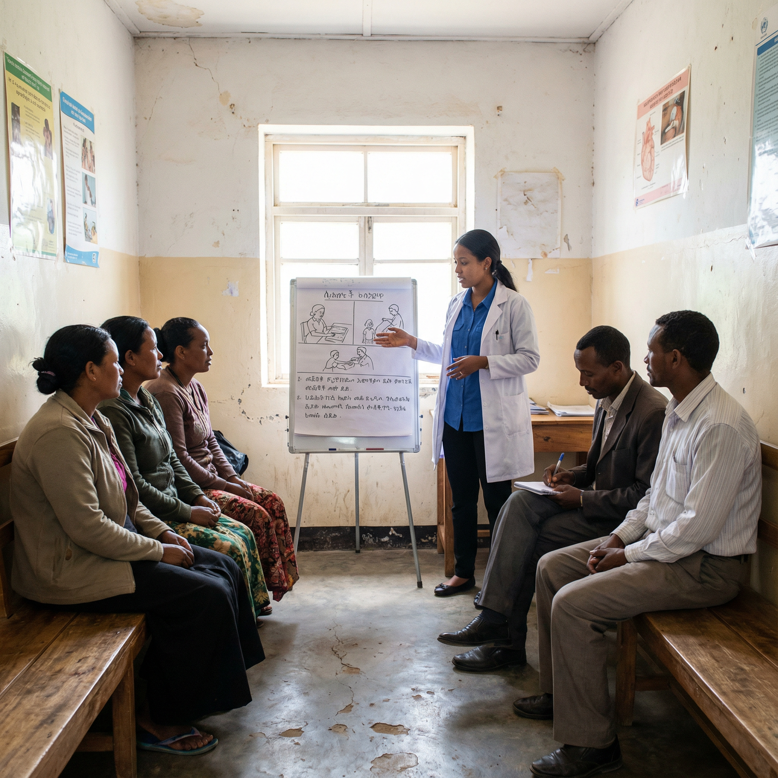 Community health education workshop in a rural clinic - Medical Missions for Enhancing Healthcare Access: Education's Impact