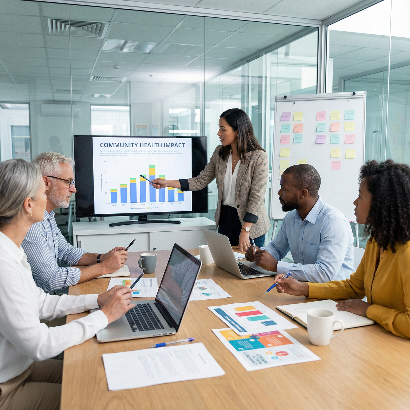 Public health team designing a community health awareness campaign - Public Health for Mastering Public Health Advocacy: Key
