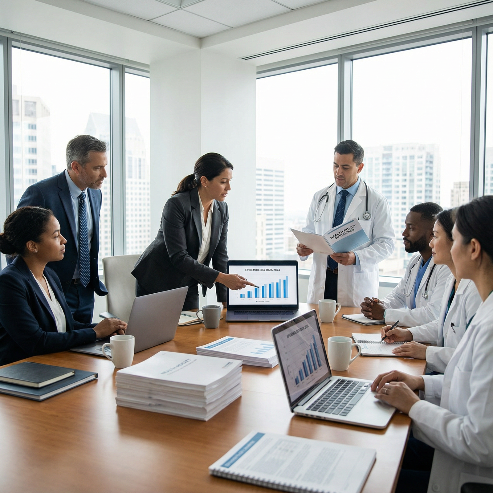 Clinical team reviewing evidence and policy guidelines - Healthcare Policy for Empowering Physicians: Essential Role in Healt