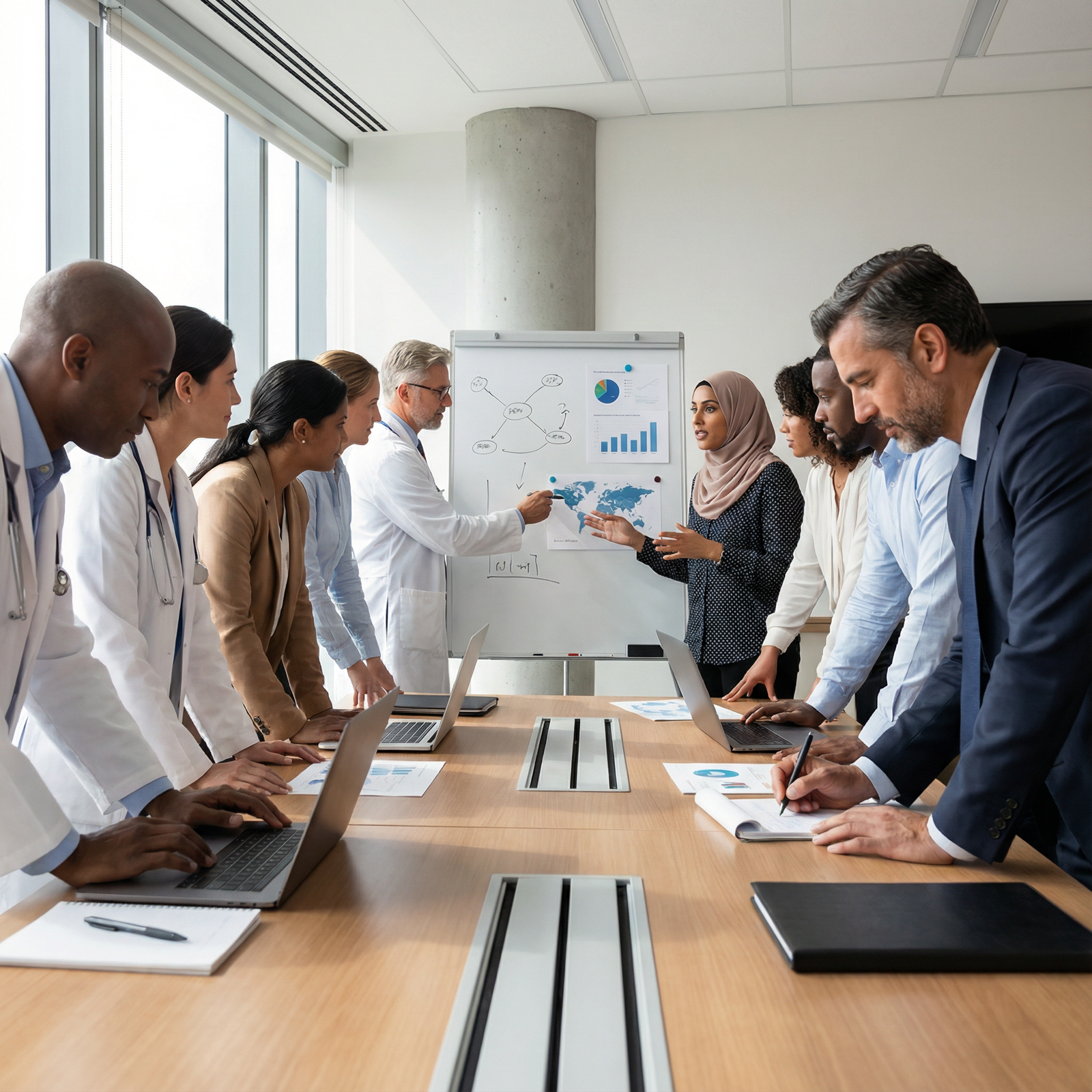 Physician leaders planning health equity initiatives - health equity for Empowering Physicians for Health Equity: The Fight f