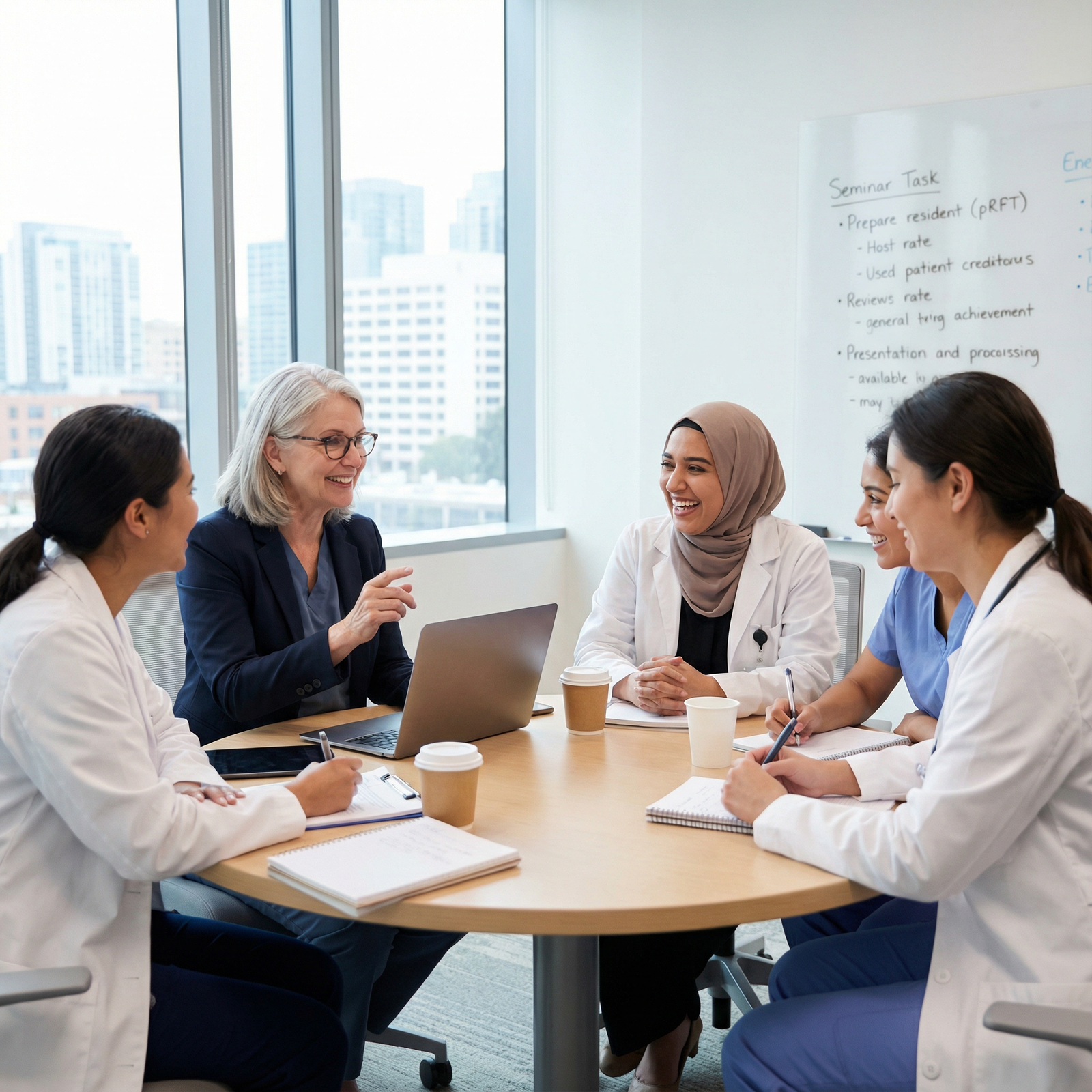 Female physician mentoring the next generation of women in medicine - Female Physicians for Empowering Women in Medicine: Uni