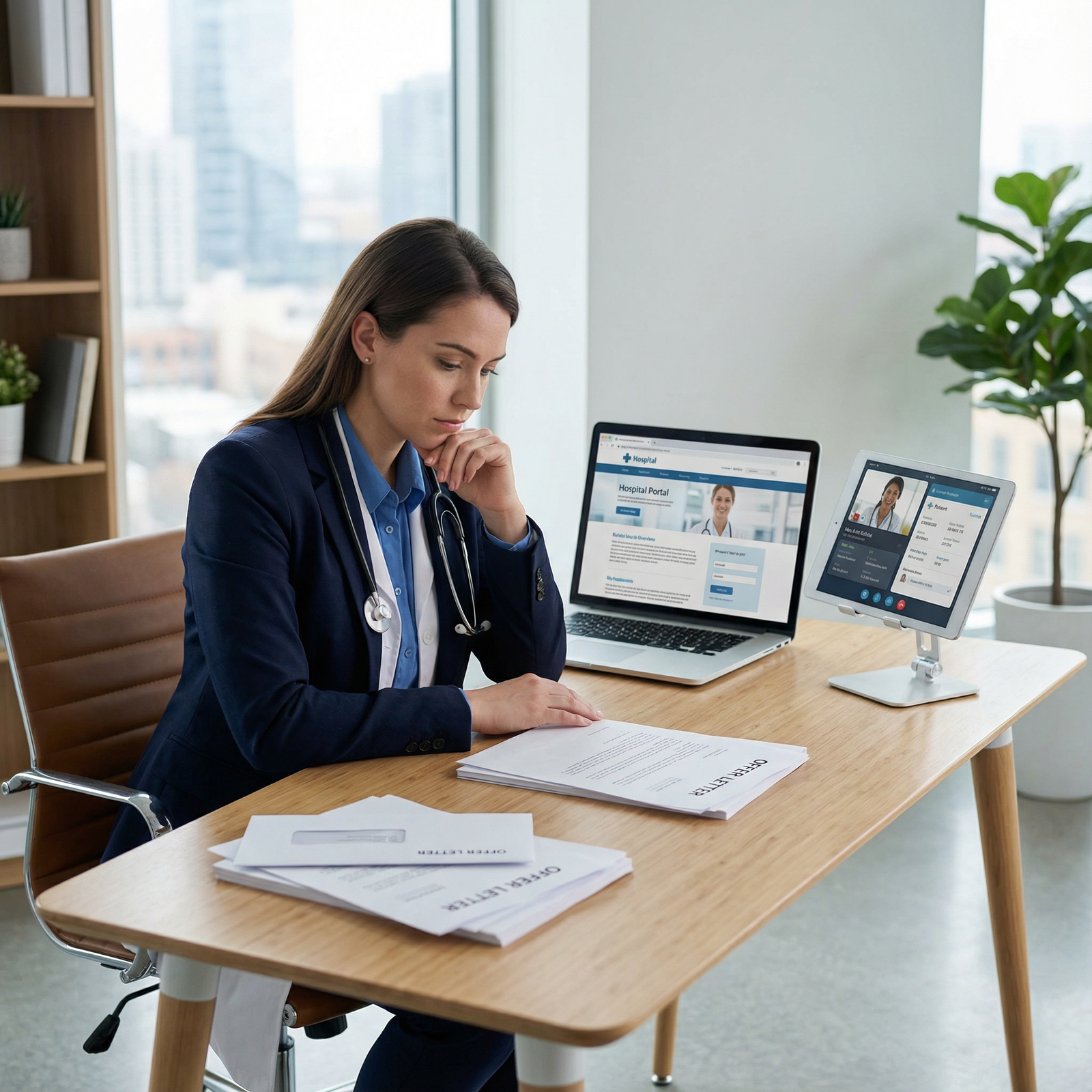 New physician weighing job offers and career paths - New Physicians for Find Your Perfect Work Environment: Essential Guide f