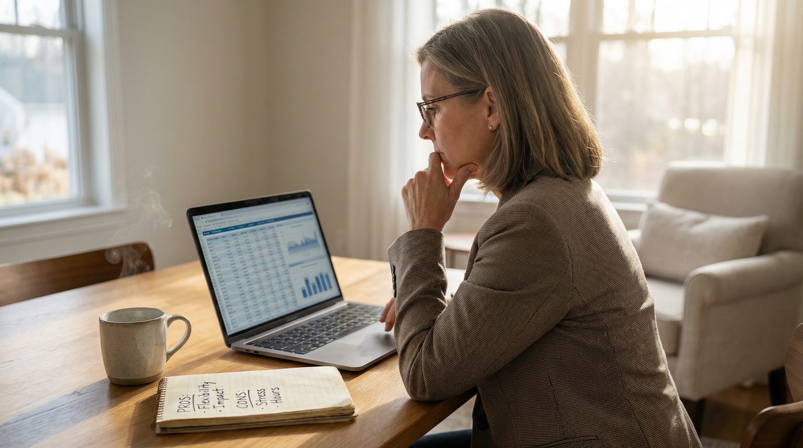 Physician comparing locum tenens pros and cons before making decision - locum tenens for Unlocking Financial Insights: Pros &