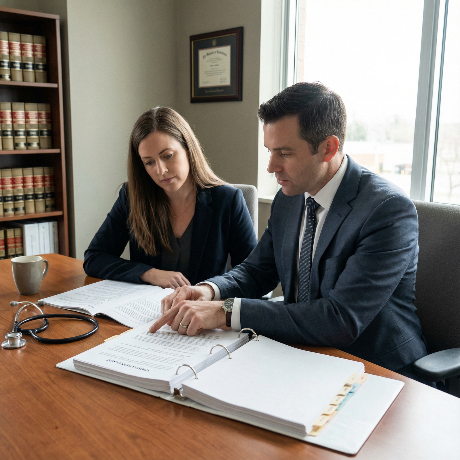 Physician negotiating termination provisions with legal counsel Physician negotiating termination provisions with legal counsel - contract negotiation for Mastering Termination Provisions: