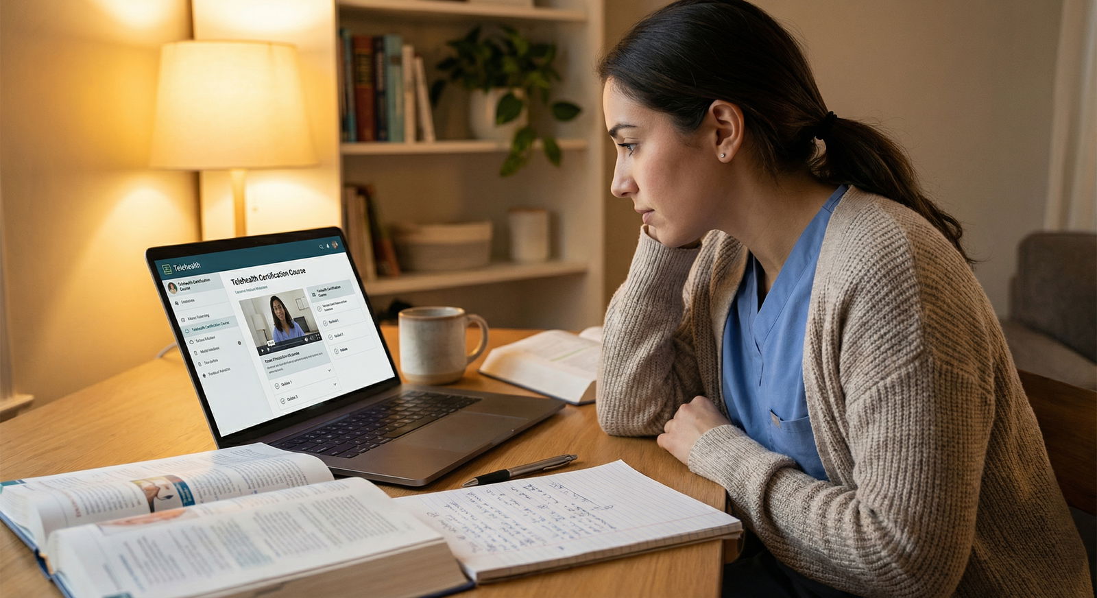 Resident physician studying telehealth certifications online Resident physician studying telehealth certifications online - Telehealth for Unlocking Telehealth Success: Key Certification
