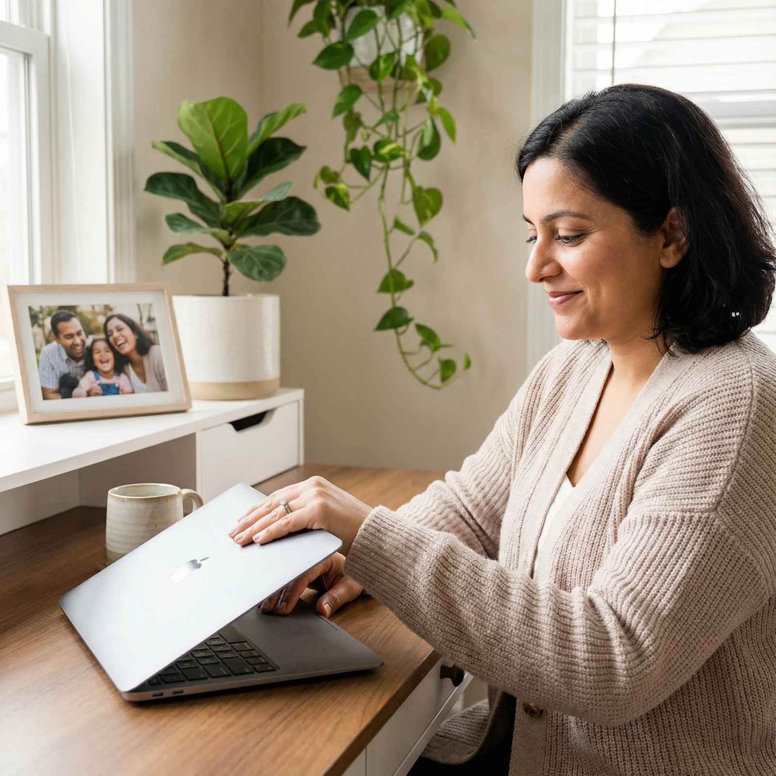 Clinician enjoying flexible telemedicine schedule at home - Telemedicine for Unlocking Work-Life Balance: Embrace Telemedicin