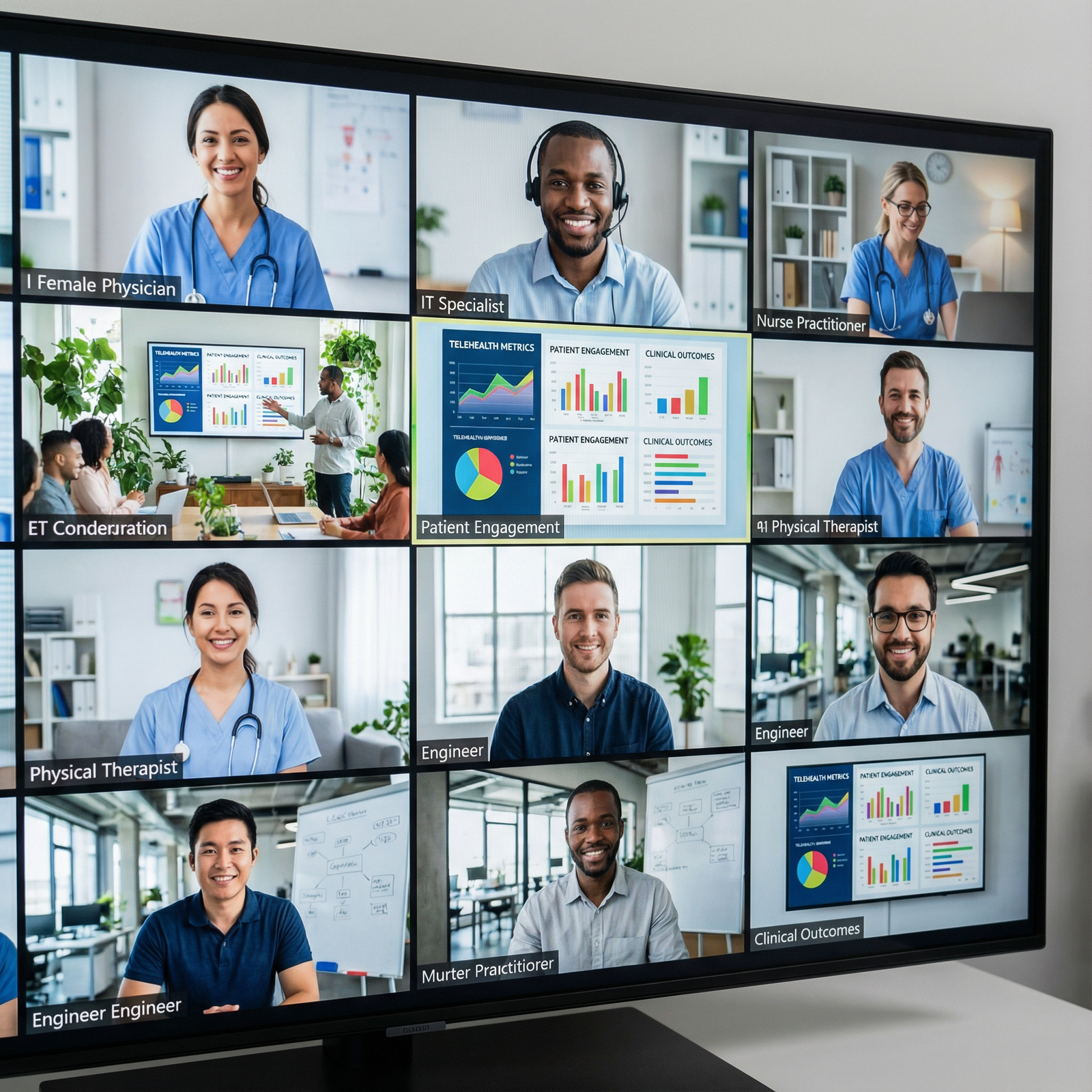 Diverse telemedicine team collaborating virtually - Telemedicine Jobs for Unlock Exciting Telemedicine Jobs: Your Guide to Re